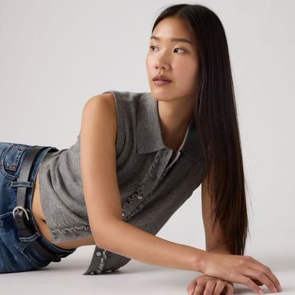 Thumbnail 4 - Levi's® Women's Supersoft Mini Ruffle Vest Top - 005A70000