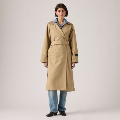 Thumbnail 4 - Levi's® Women's Bree Classic Long Trench Coat - 005AP0003