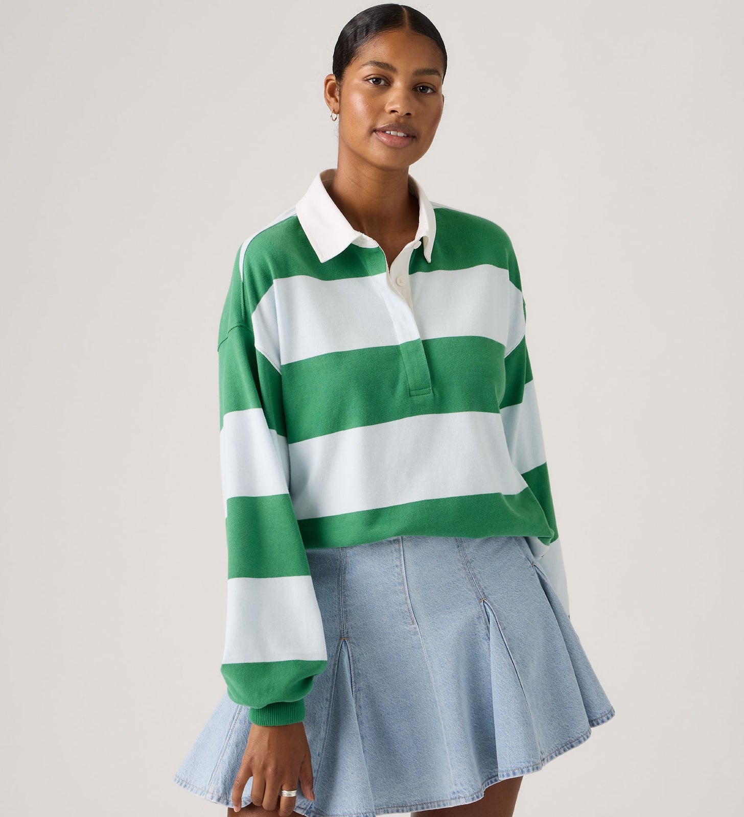 Main 1 - Levi's® Women's Reenie Rugby Long-Sleeve - 005IY0002