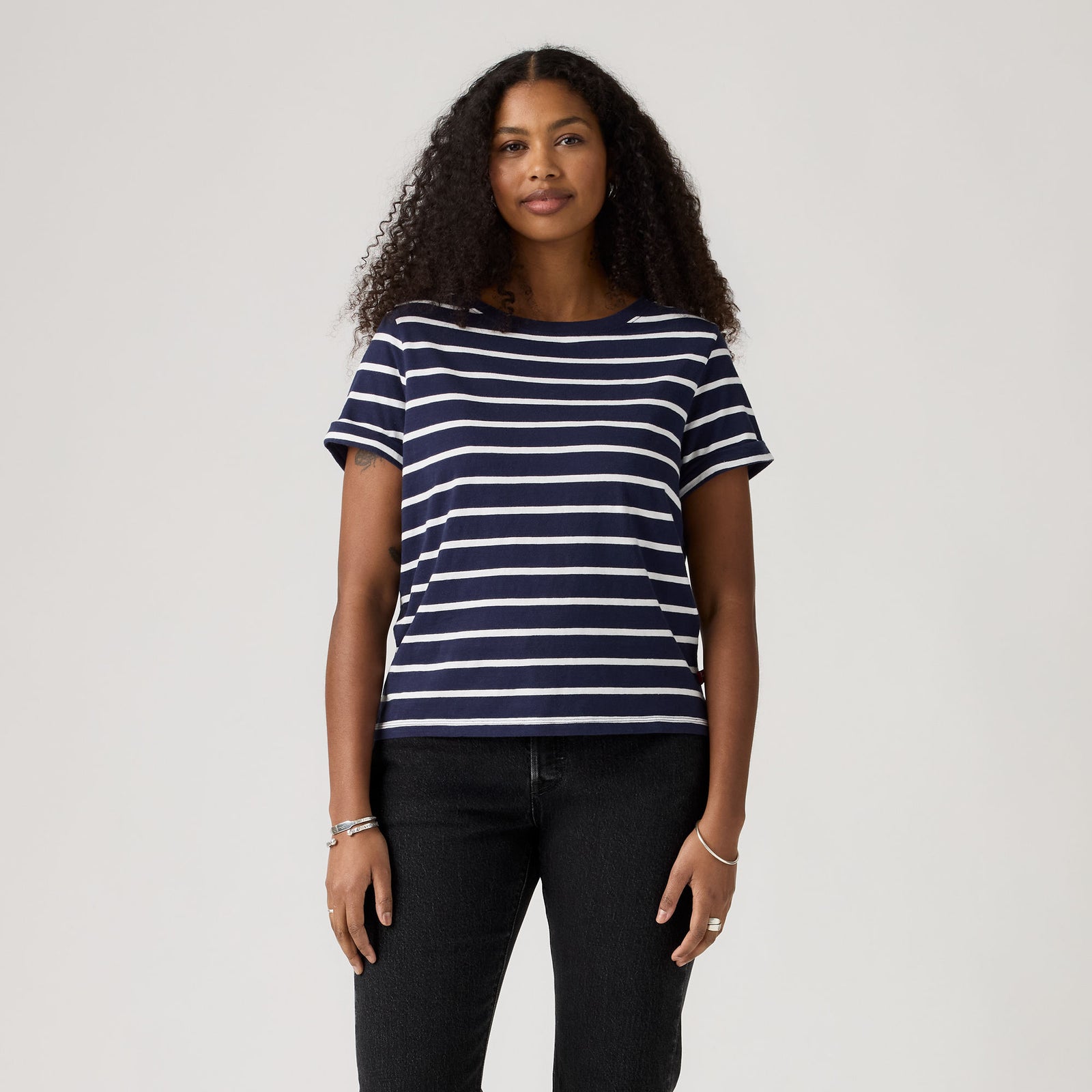 Main 2 - Levi's® Women's Julie Slub Short-Sleeve Tee SCL - 