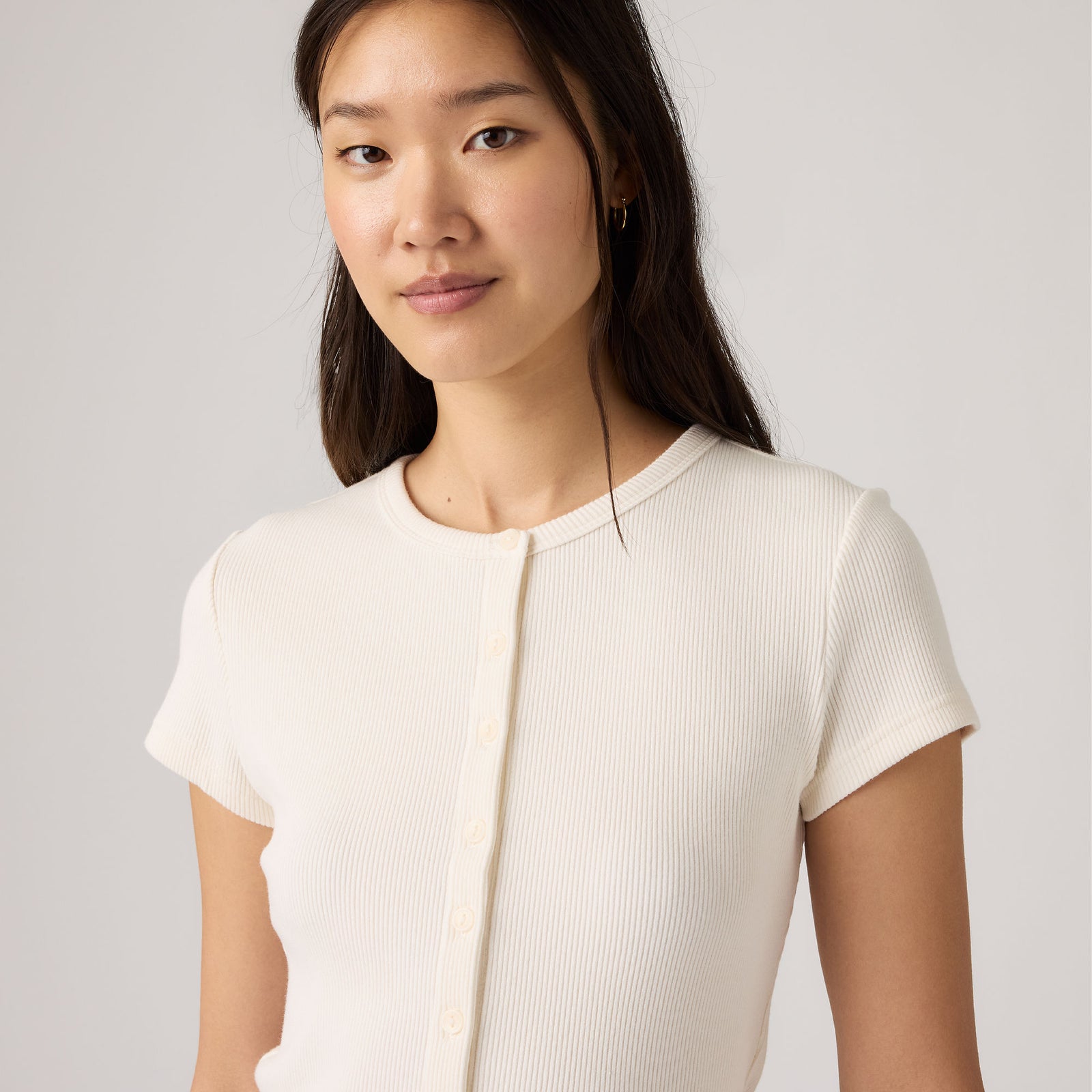 Main 4 - Levi's® Women's Rory Button-Through Shirt - 0086M0001