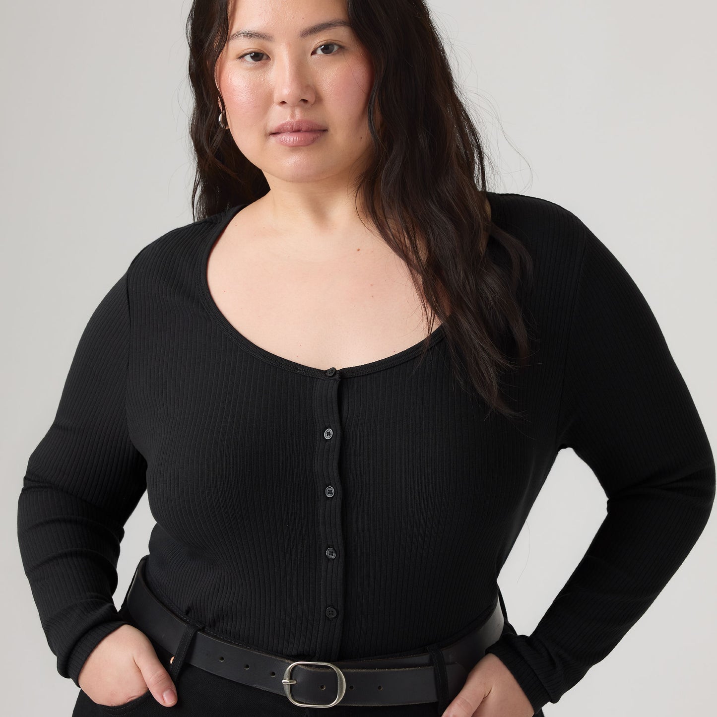 Levi's® Women's Austen Button-Up Long-Sleeve Top (Plus Size)