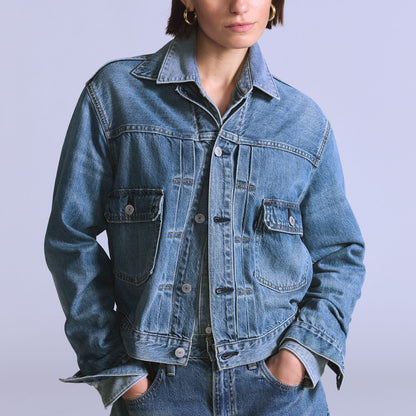 Thumbnail 4 - Levi's® Blue Tab™ Women's Type II Trucker Jacket - A58840005