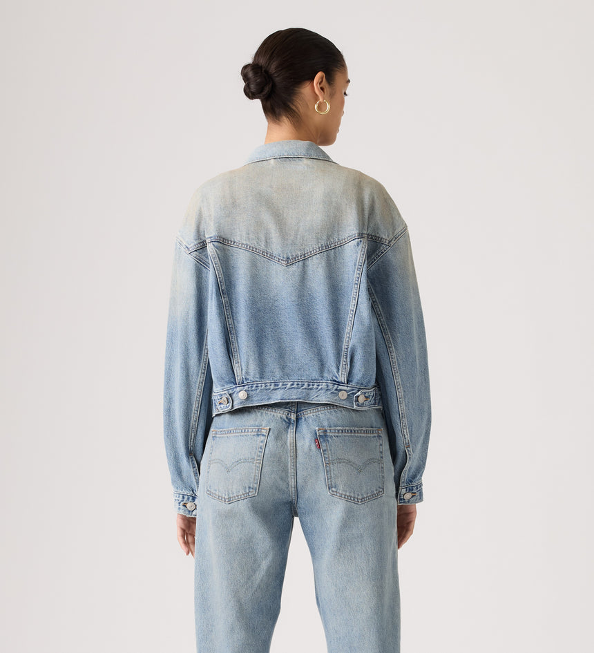 Main 3 - Levi's® Women's Cropped '90s Trucker Jacket - A91550022