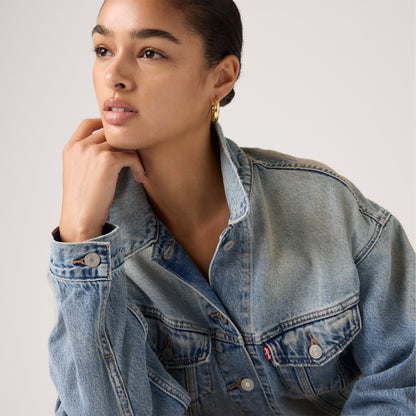 Thumbnail 4 - Levi's® Women's Cropped '90s Trucker Jacket - A91550022