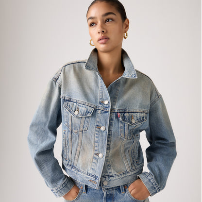 Thumbnail 1 - Levi's® Women's Cropped '90s Trucker Jacket - A91550022