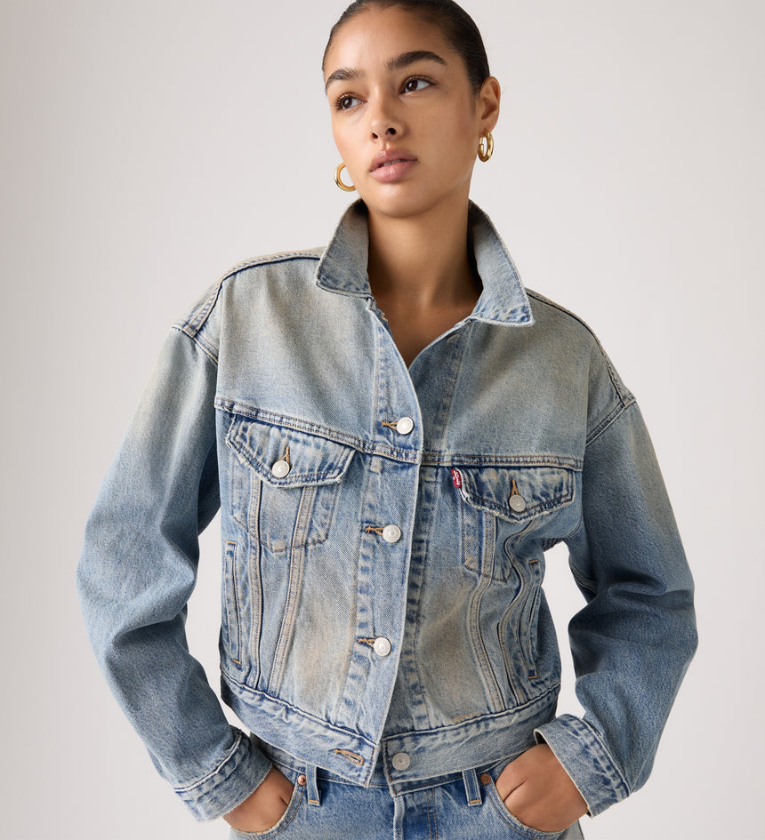 Main 1 - Levi's® Women's Cropped '90s Trucker Jacket - A91550022