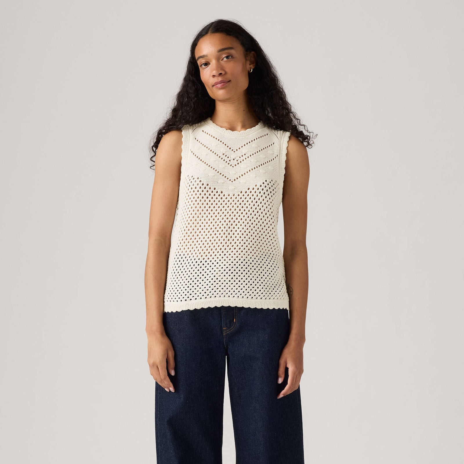 Main 1 - Levi's® Women's Adrienne Crochet Tank SCL - 