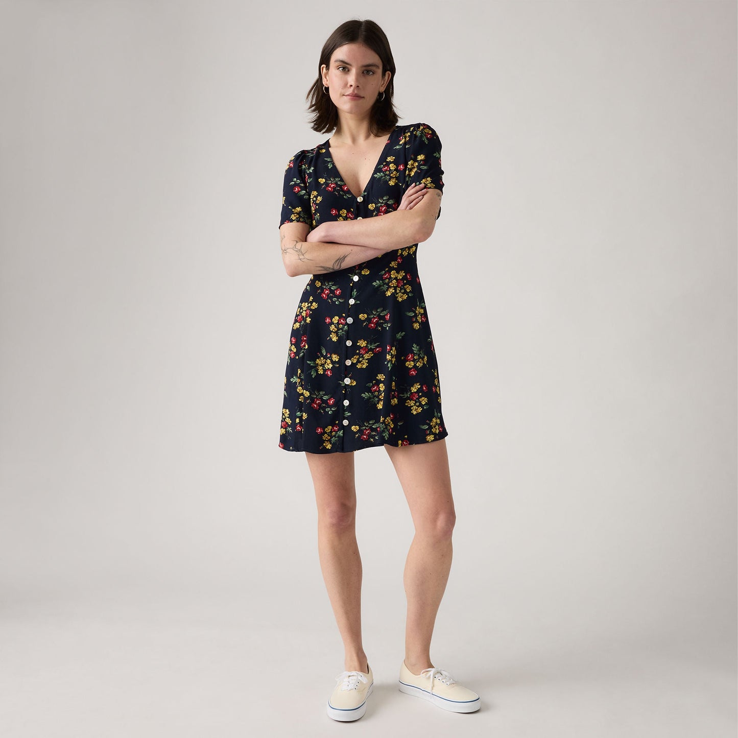 Levi's® Women's Gianni Short-Sleeve Mini Dress