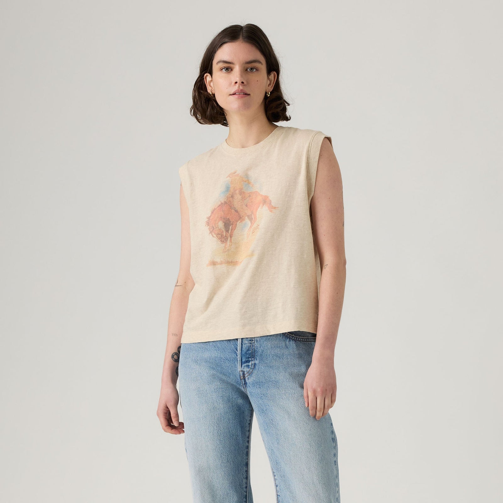Main 1 - Levi's® Women's Graphic Boxy Tank SCL - 