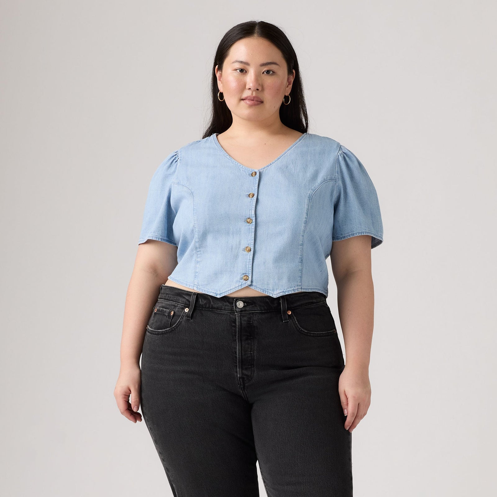 Main 1 - Levi's® Women's Moxie Blouse (Plus Size) SCL - 