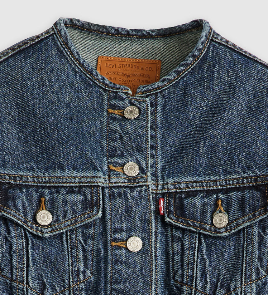 Main 6 - Levi's® Women's Sculpted Trucker Jacket - 001T60001