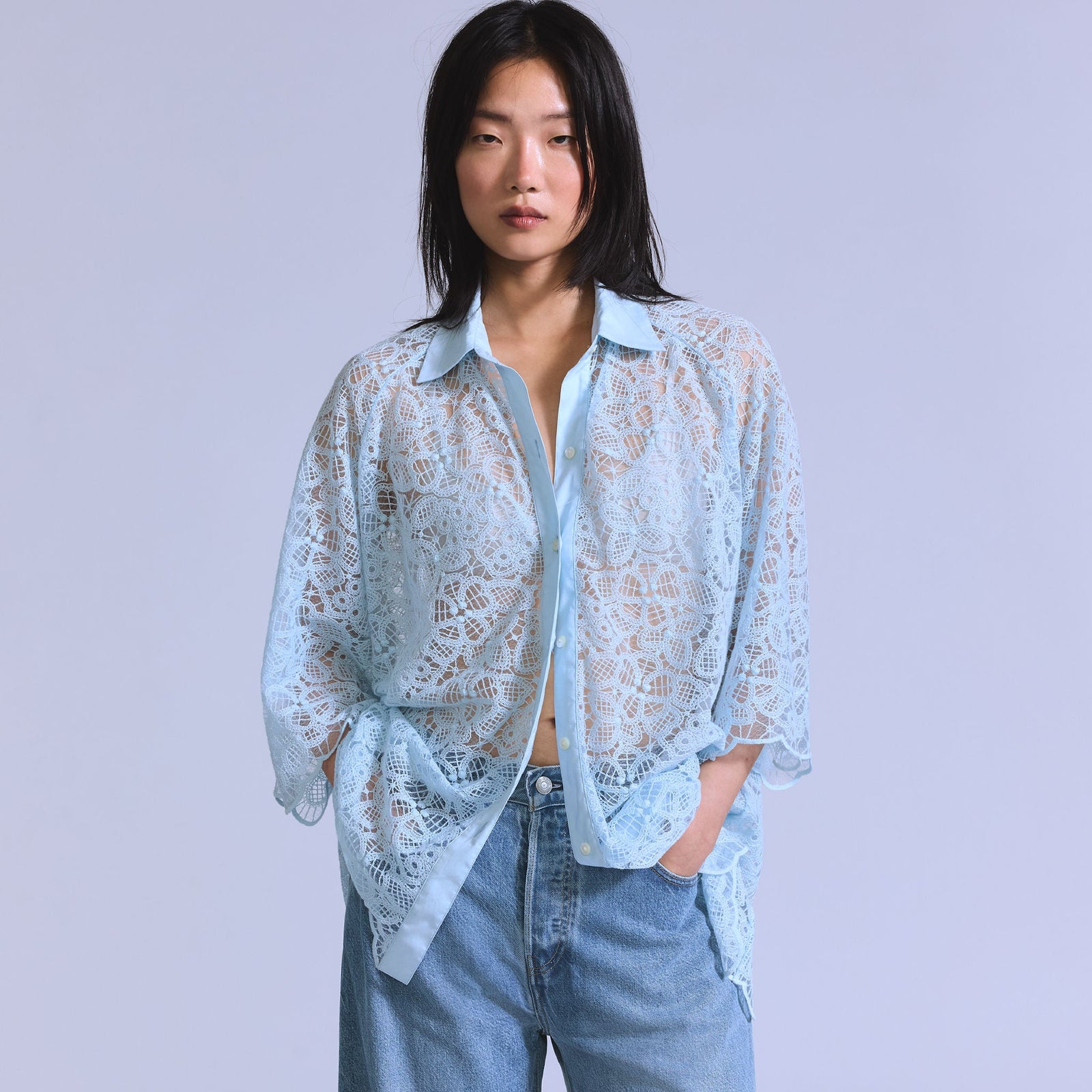 Main 1 - Levi's® Blue Tab™ Women's Lace Woven Shirt SCL - 