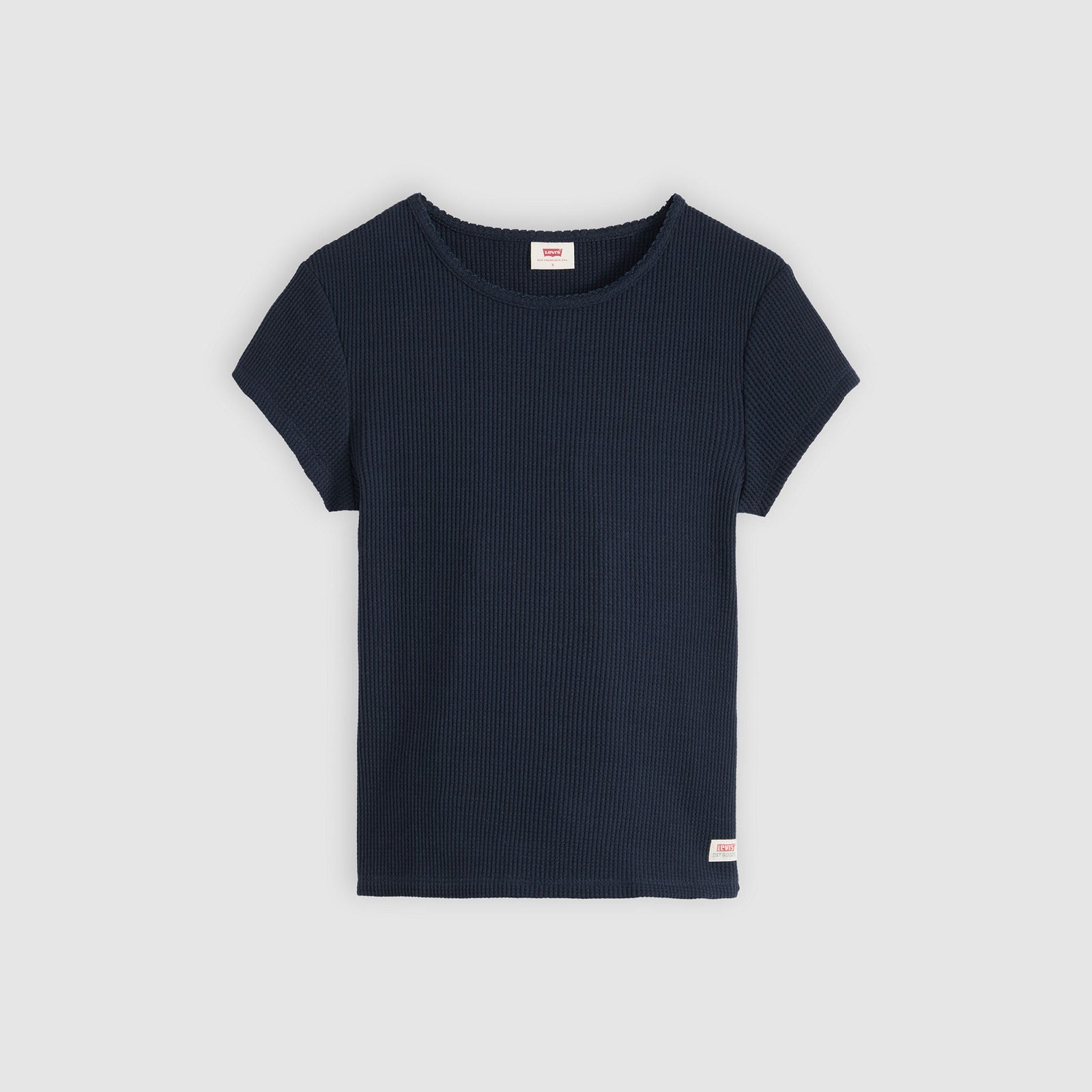 Main 6 - Levi's® Dry Goods Women's Waffle Cap Tee - 003PW0008