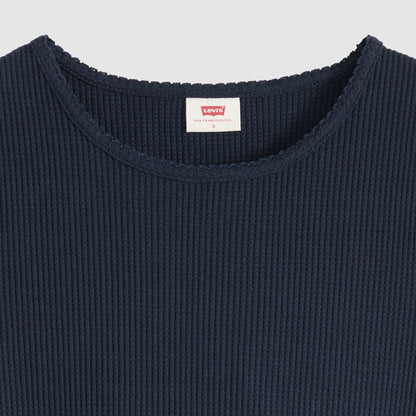 Thumbnail 6 - Levi's® Dry Goods Women's Waffle Cap Tee - 003PW0008