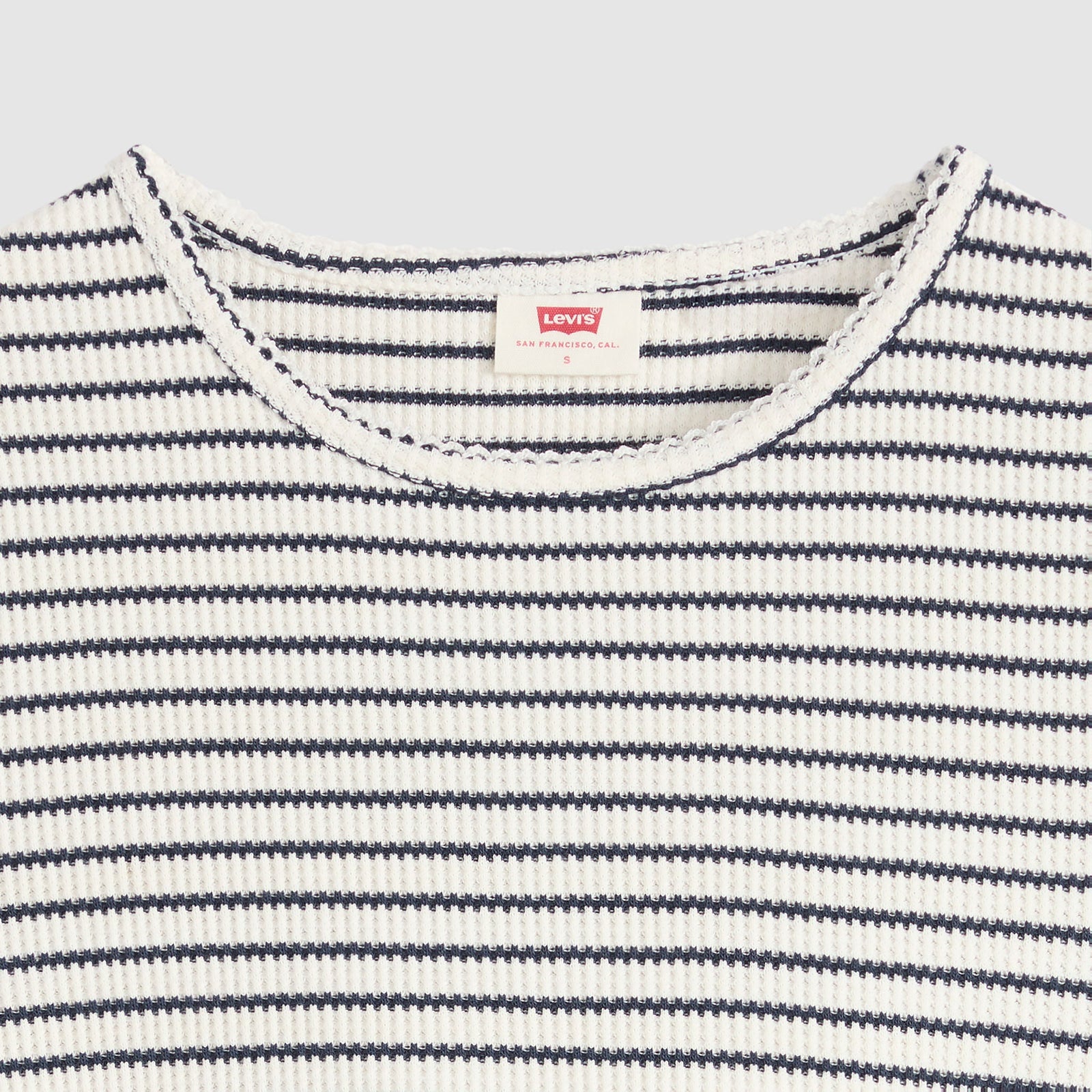 Main 7 - Levi's® Dry Goods Women's Waffle Cap Tee - 003PW0009