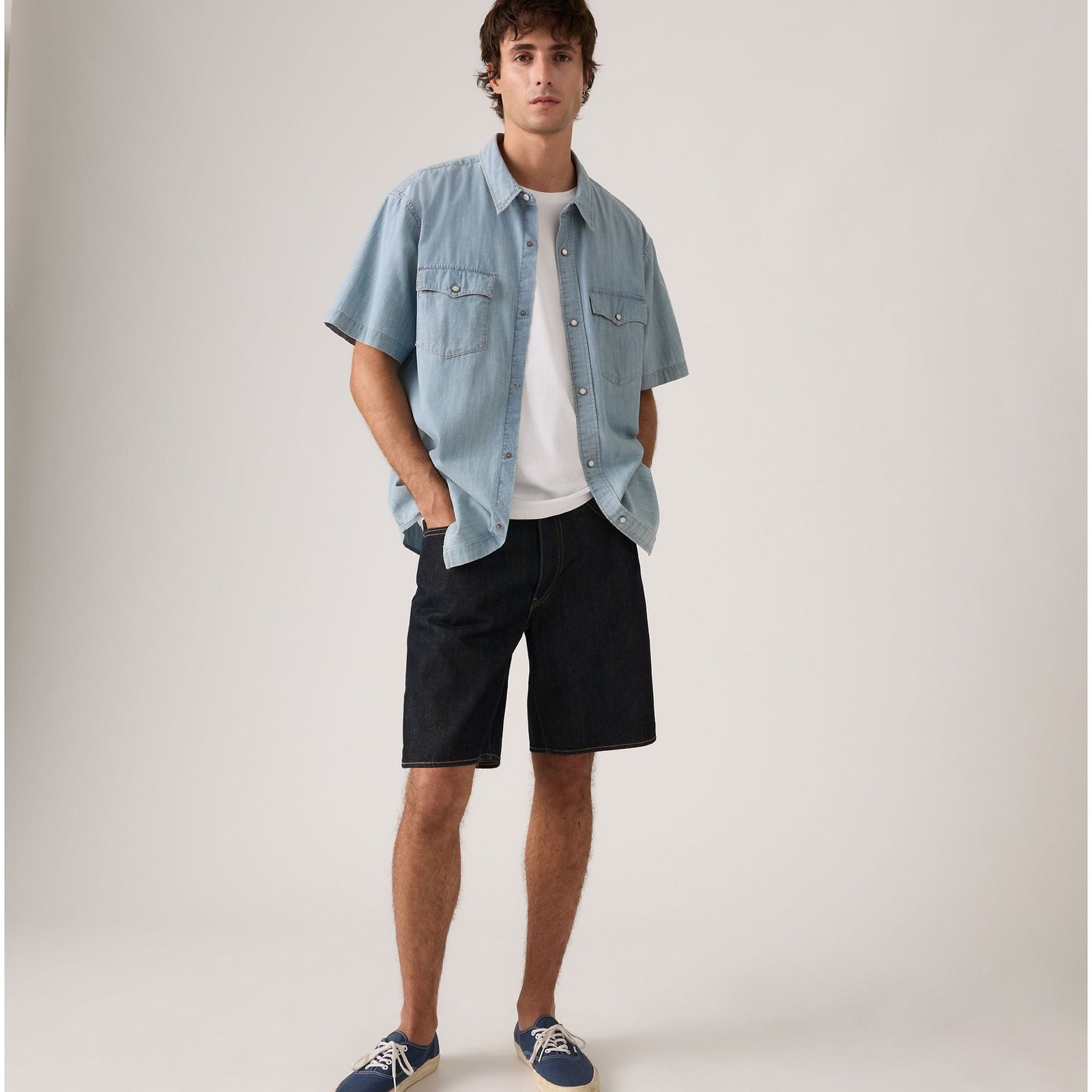 Main 4 - Levi's® Men's 468 Loose Shorts - A84610038