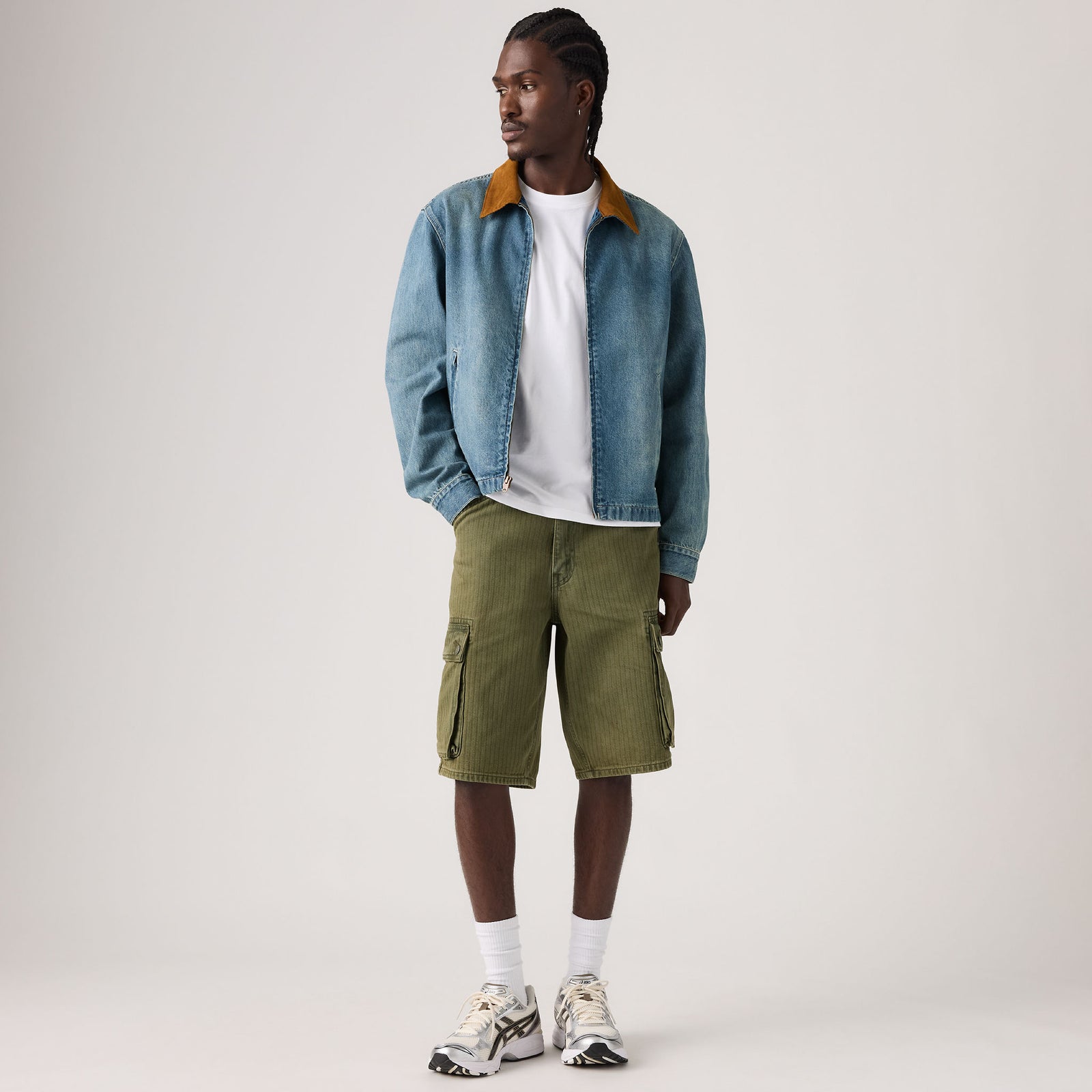Main 1 - Levi's® Men's 478 Baggy Cargo Shorts - 001GU0015
