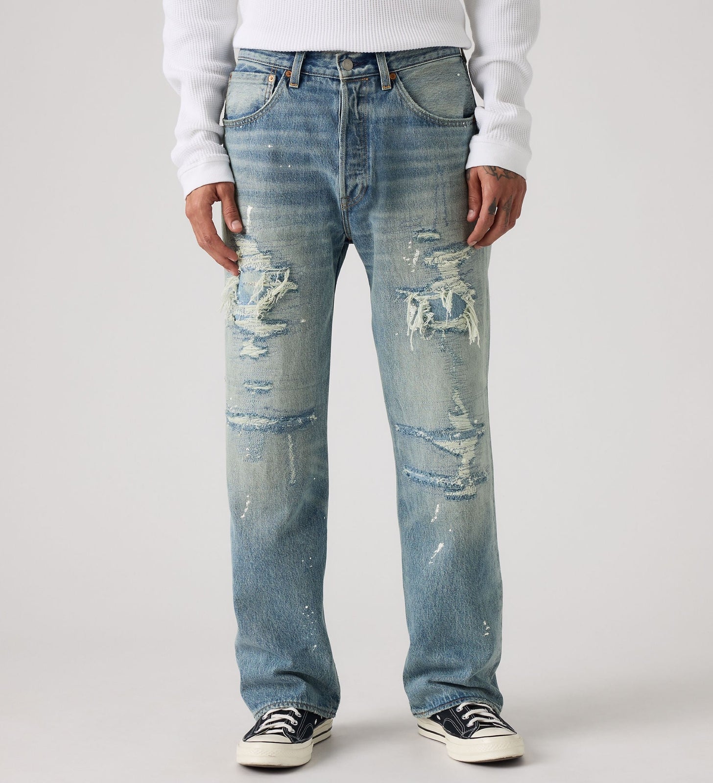 Main 5 - Levi's® Men's 501® Loose Jeans - 0057U0020