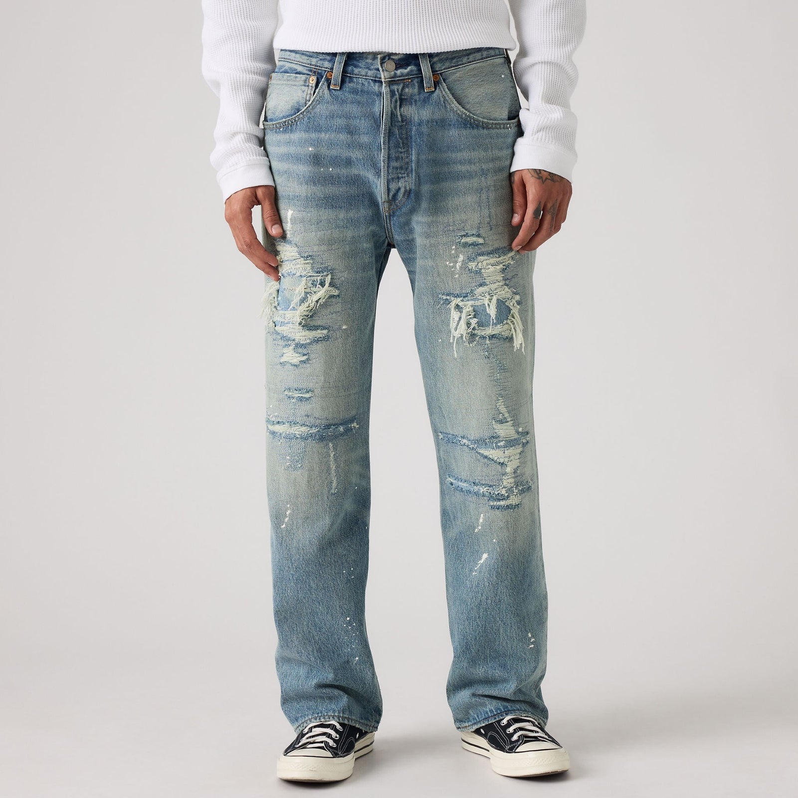 Main 5 - Levi's® Men's 501® Loose Jeans - 0057U0020