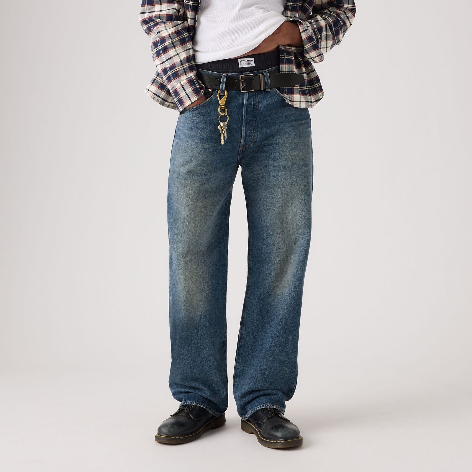 Main 5 - Levi's® Men's 501® Loose Jeans - 0057U0007