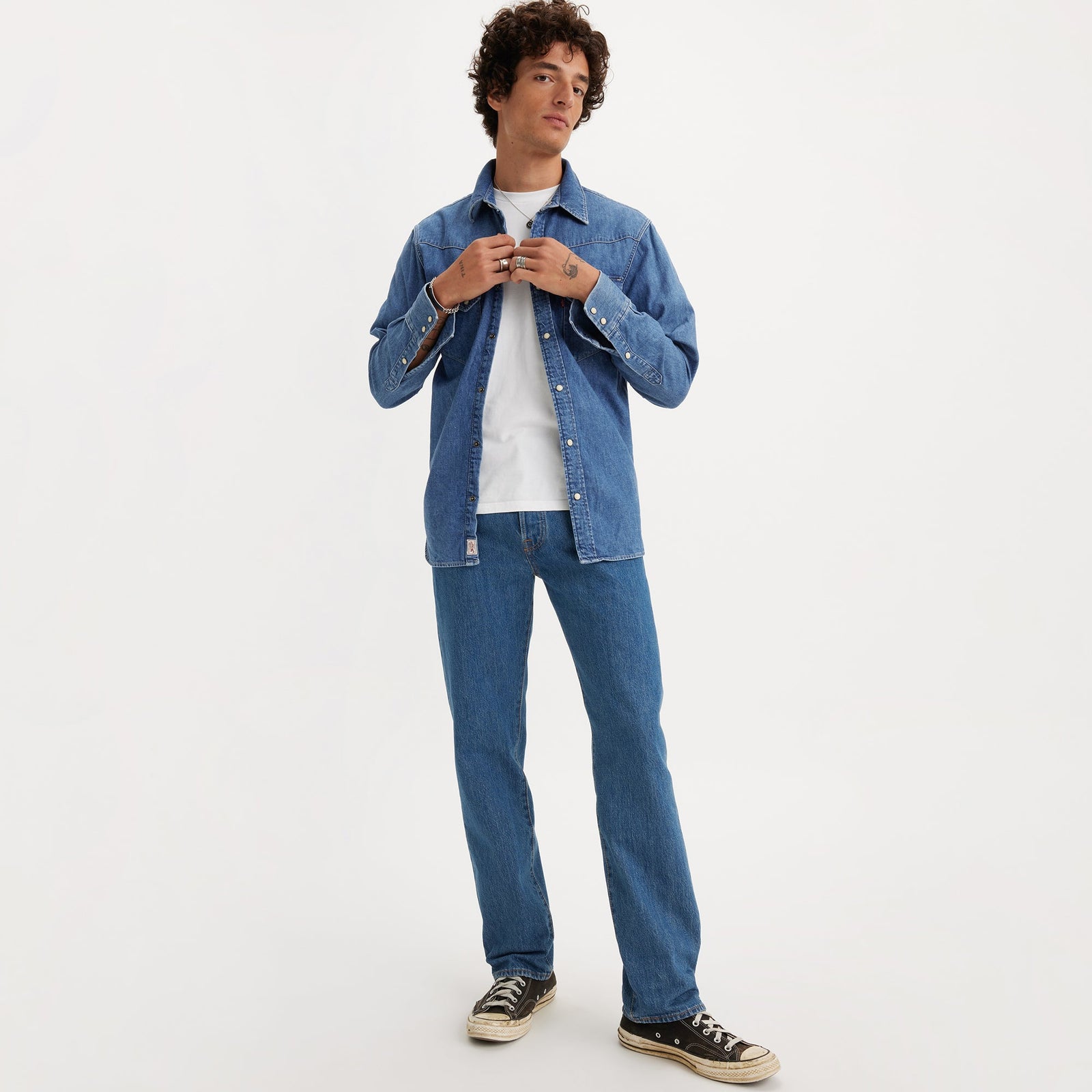 Main 4 - Levi's® Men's 501® Original Jeans - 005010193