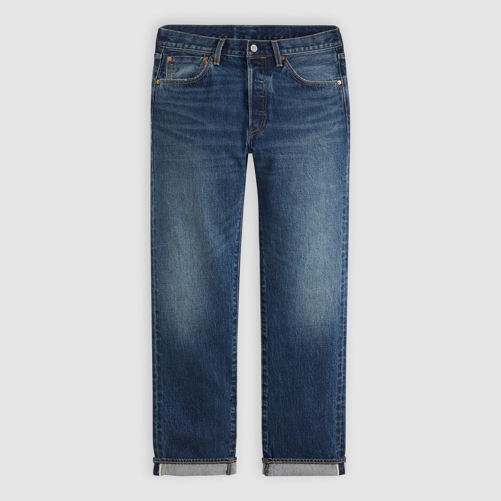 Main 6 - Levi's® Men's 501® Original Selvedge Jeans - 005013908