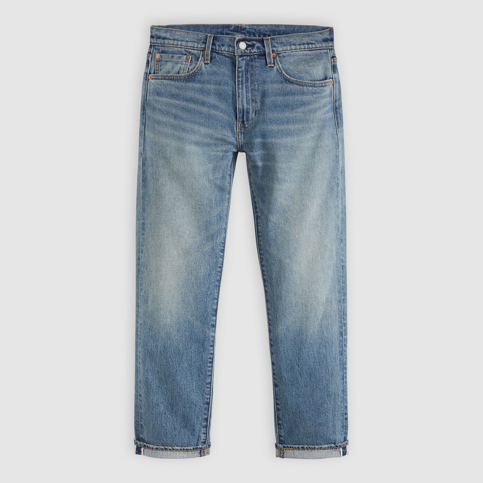 Main 6 - Levi's® Men's 502 Taper Selvedge Jeans - 295071888