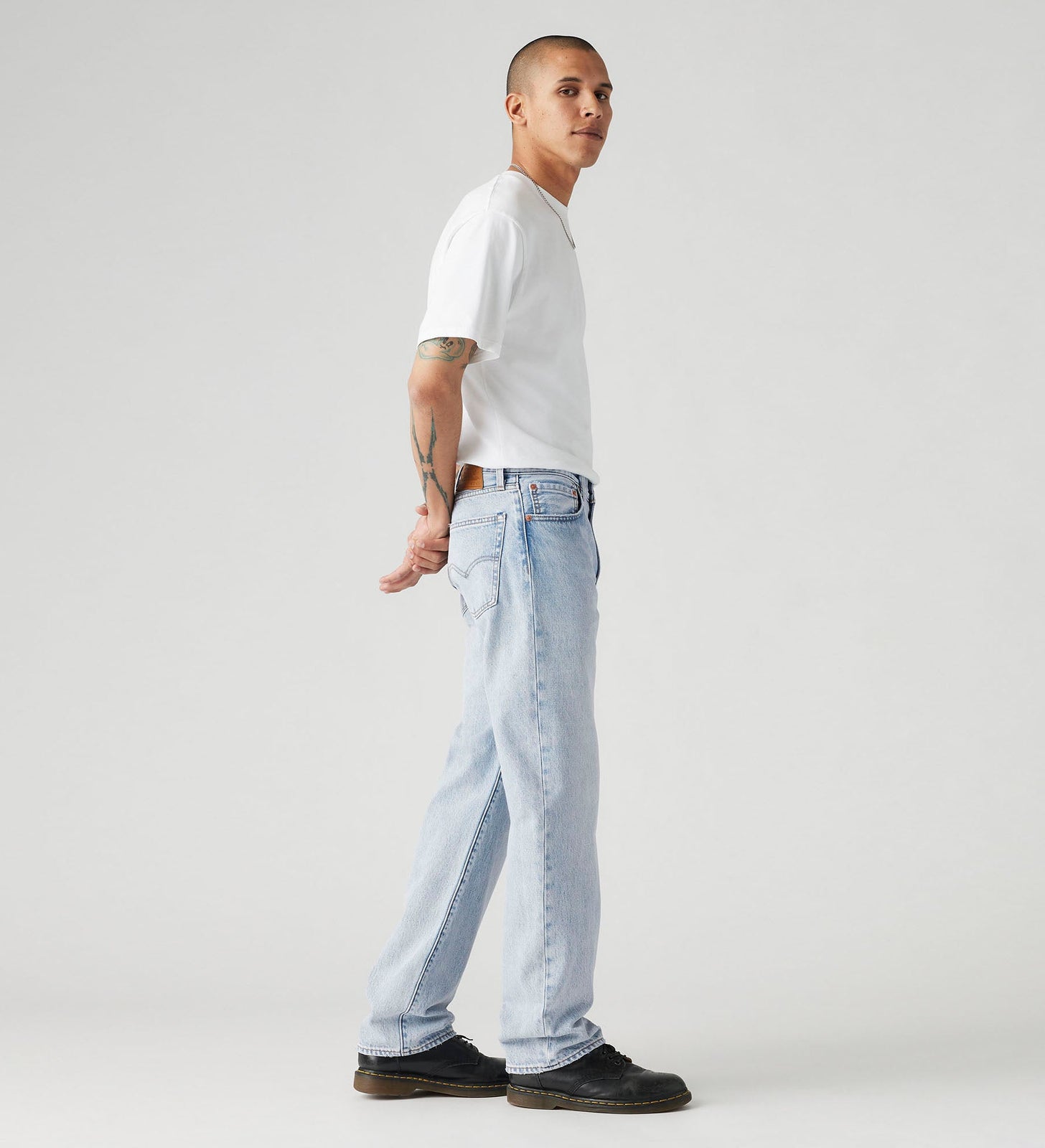 Main 3 - Levi's® Men's 555™ Relaxed Straight Jeans - 000LO0005