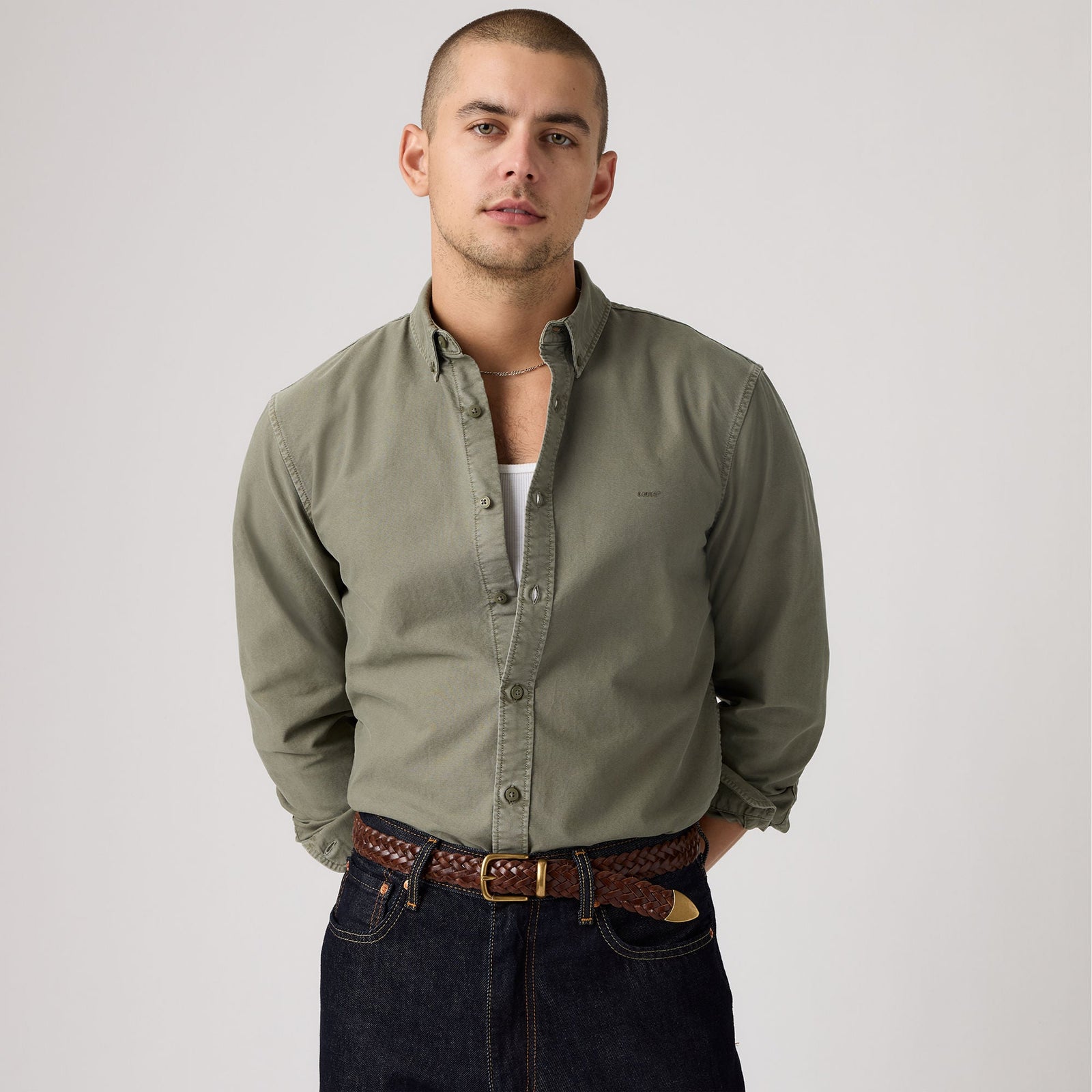 Main 3 - Levi's® Men's Authentic Button-Down Shirt - A72100053