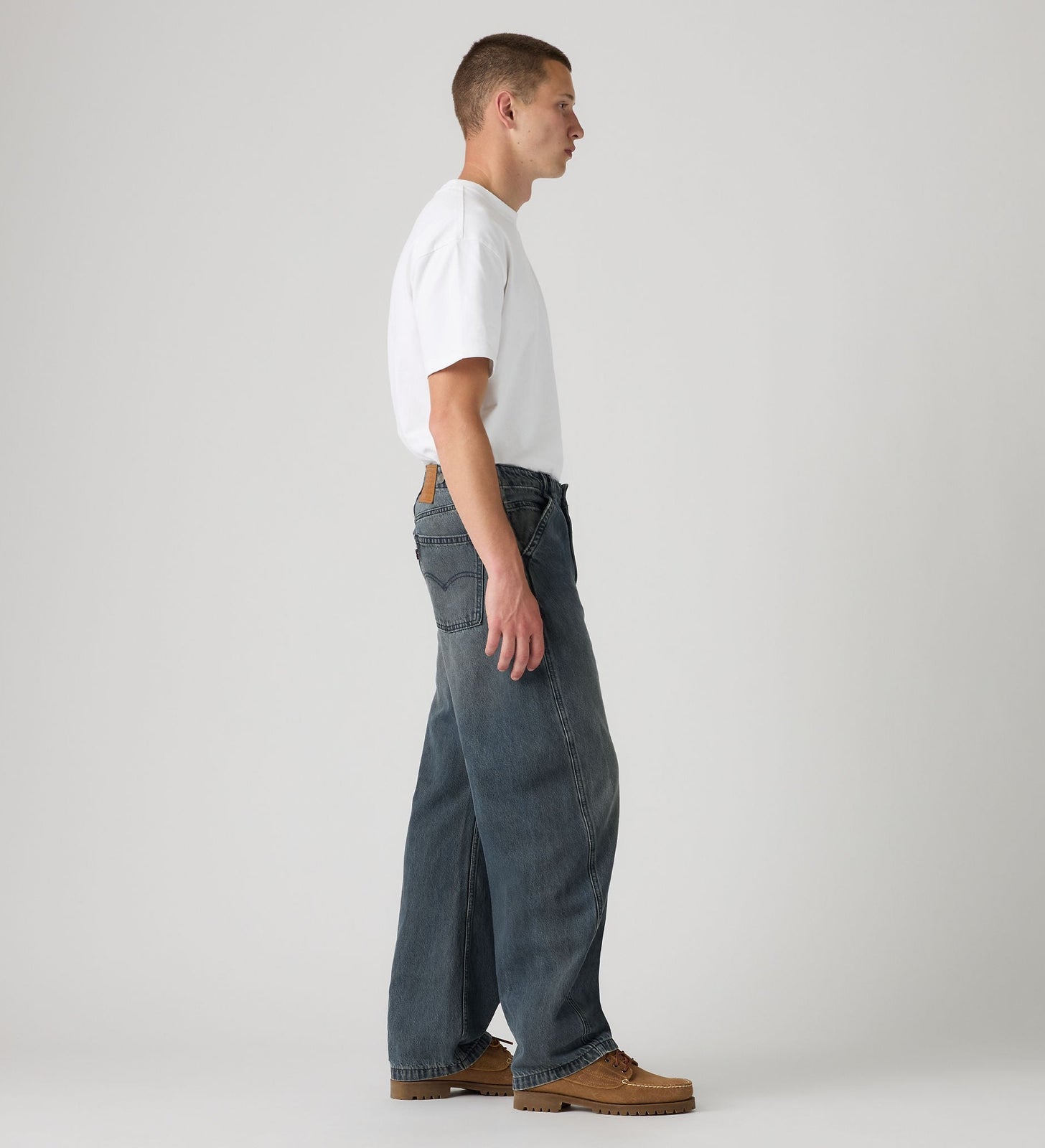 Main 4 - Levi's® Men's Baggy Barrel Jeans - 0057O0010
