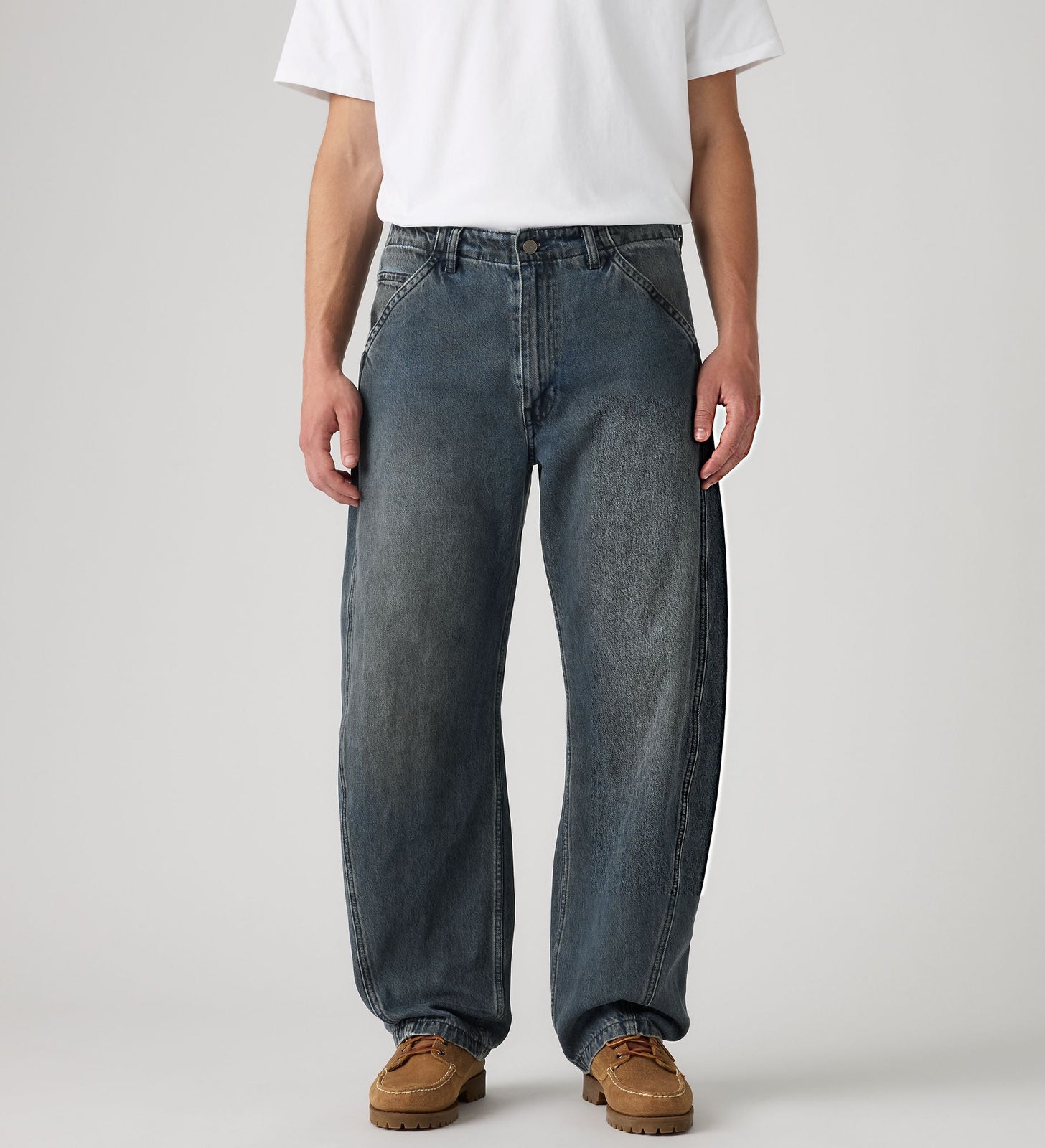 Main 5 - Levi's® Men's Baggy Barrel Jeans - 0057O0010