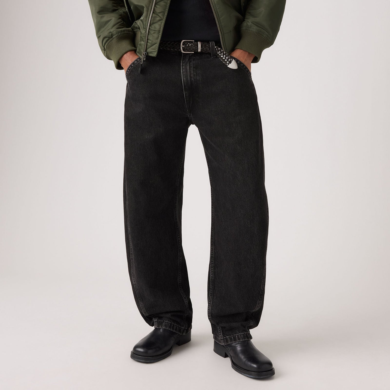 Main 5 - Levi's® Men's Baggy Barrel Jeans - 0057O0003