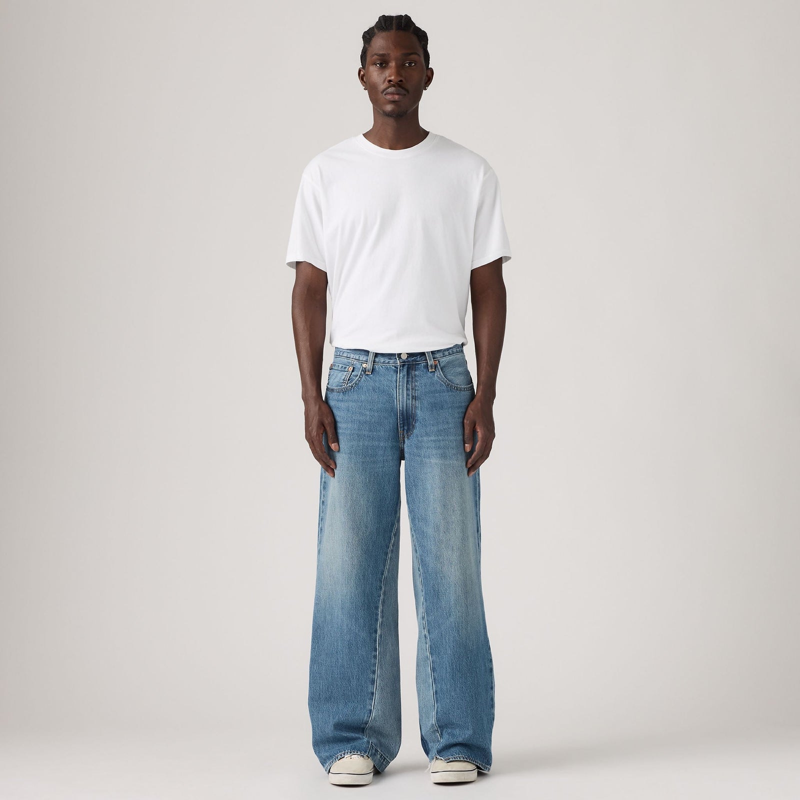 Main 3 - Levi's® Men's Baggy Wide-Leg Jeans - 0081B0002