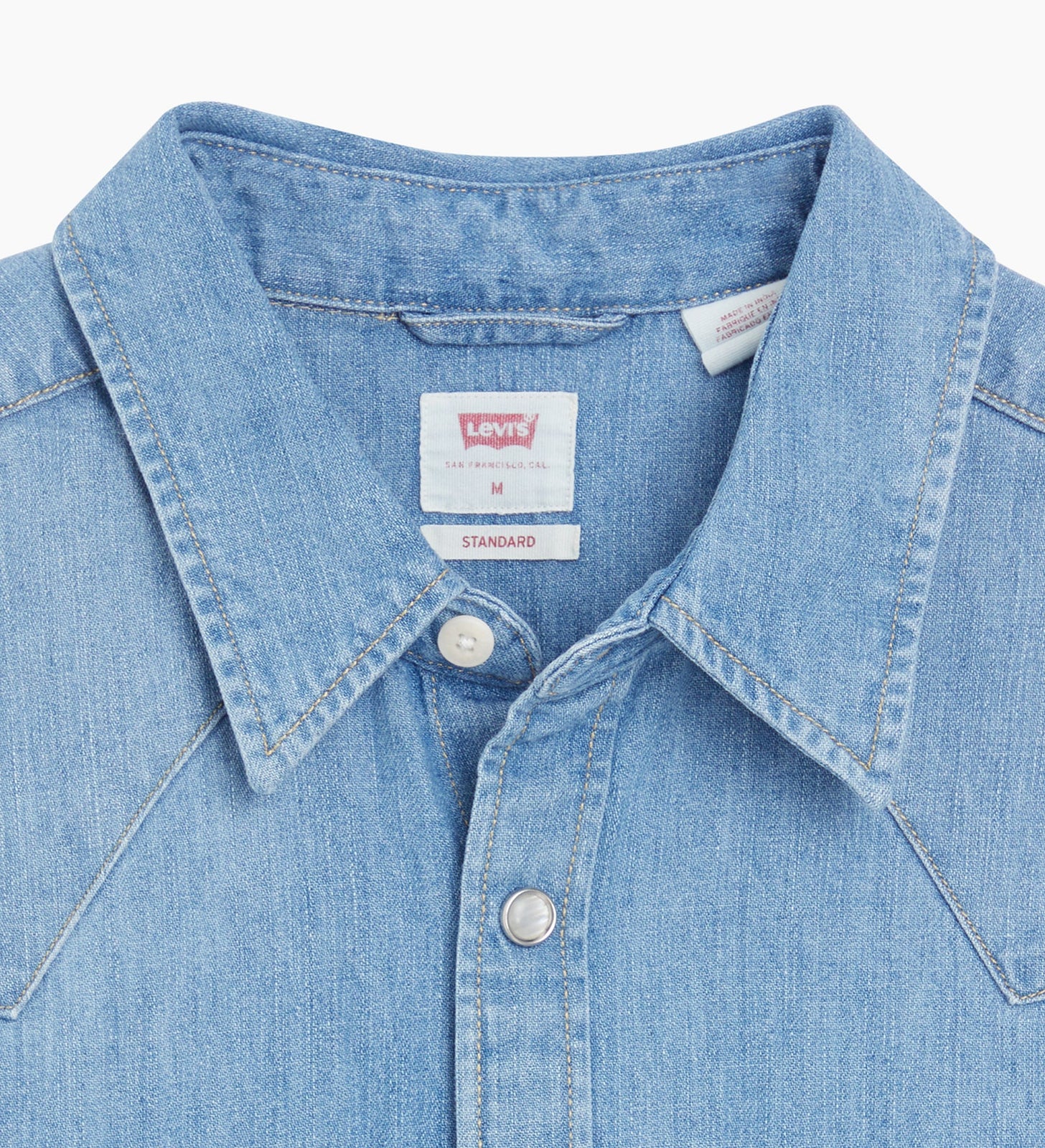 Main 7 - Levi's® Men's Barstow Standard Fit Western Shirt - 857440047