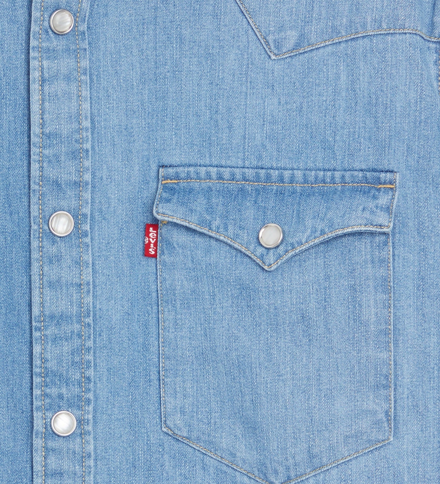 Main 8 - Levi's® Men's Barstow Standard Fit Western Shirt - 857440047