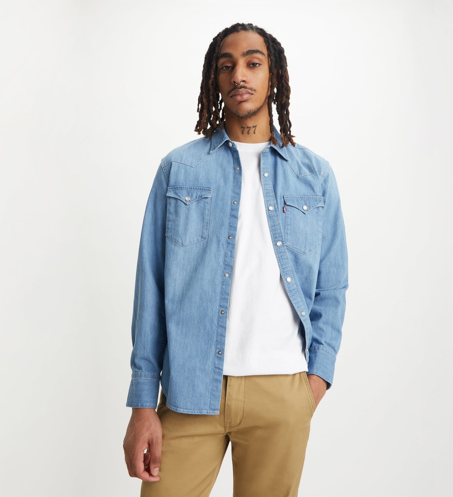 Main 2 - Levi's® Men's Barstow Standard Fit Western Shirt - 857440047