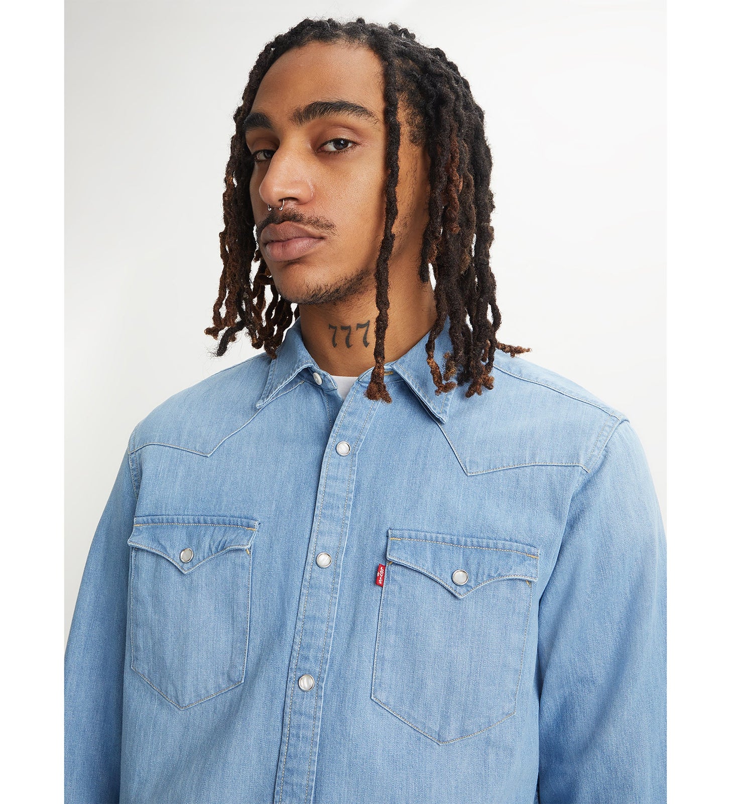 Main 4 - Levi's® Men's Barstow Standard Fit Western Shirt - 857440047