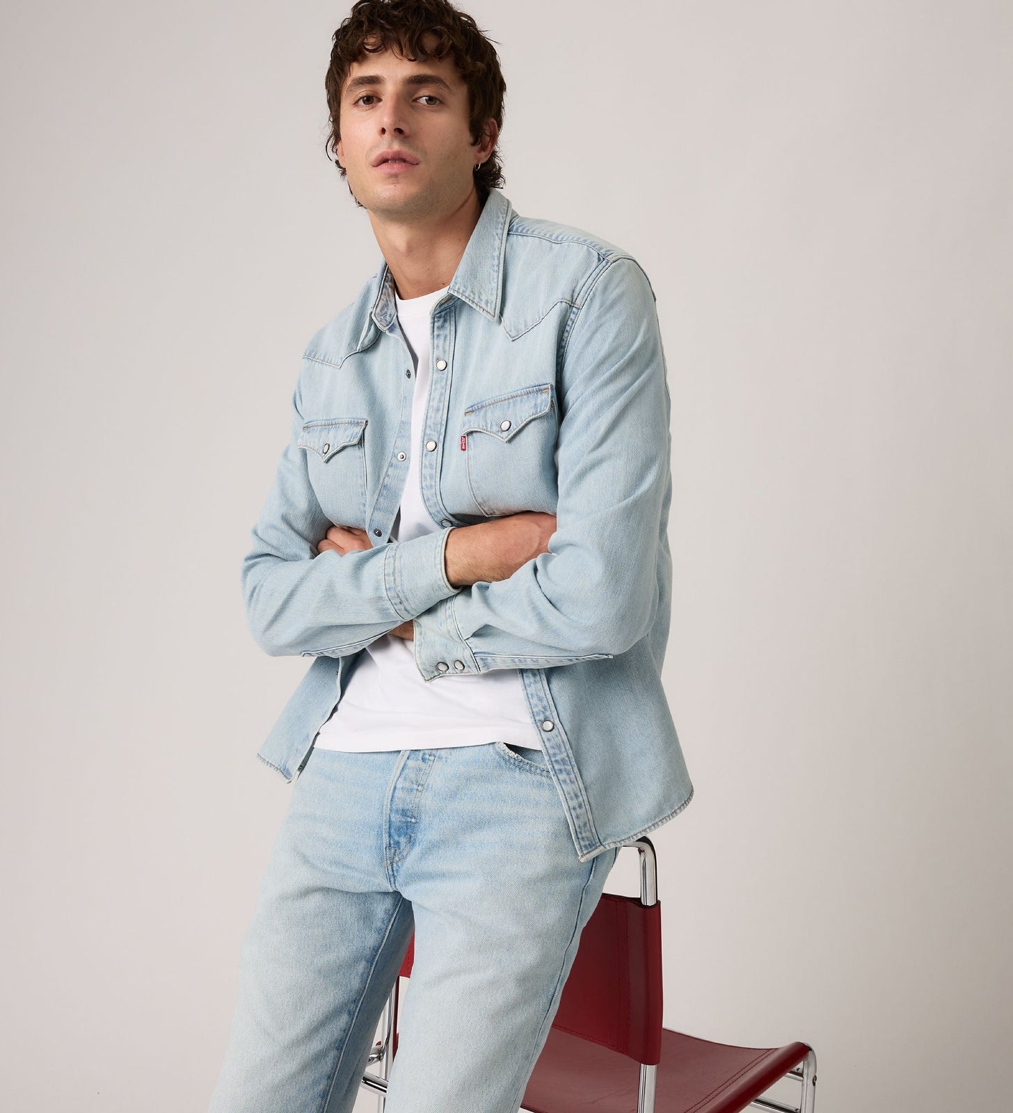 Main 1 - Levi's® Men's Barstow Standard Fit Western Shirt - 857440118