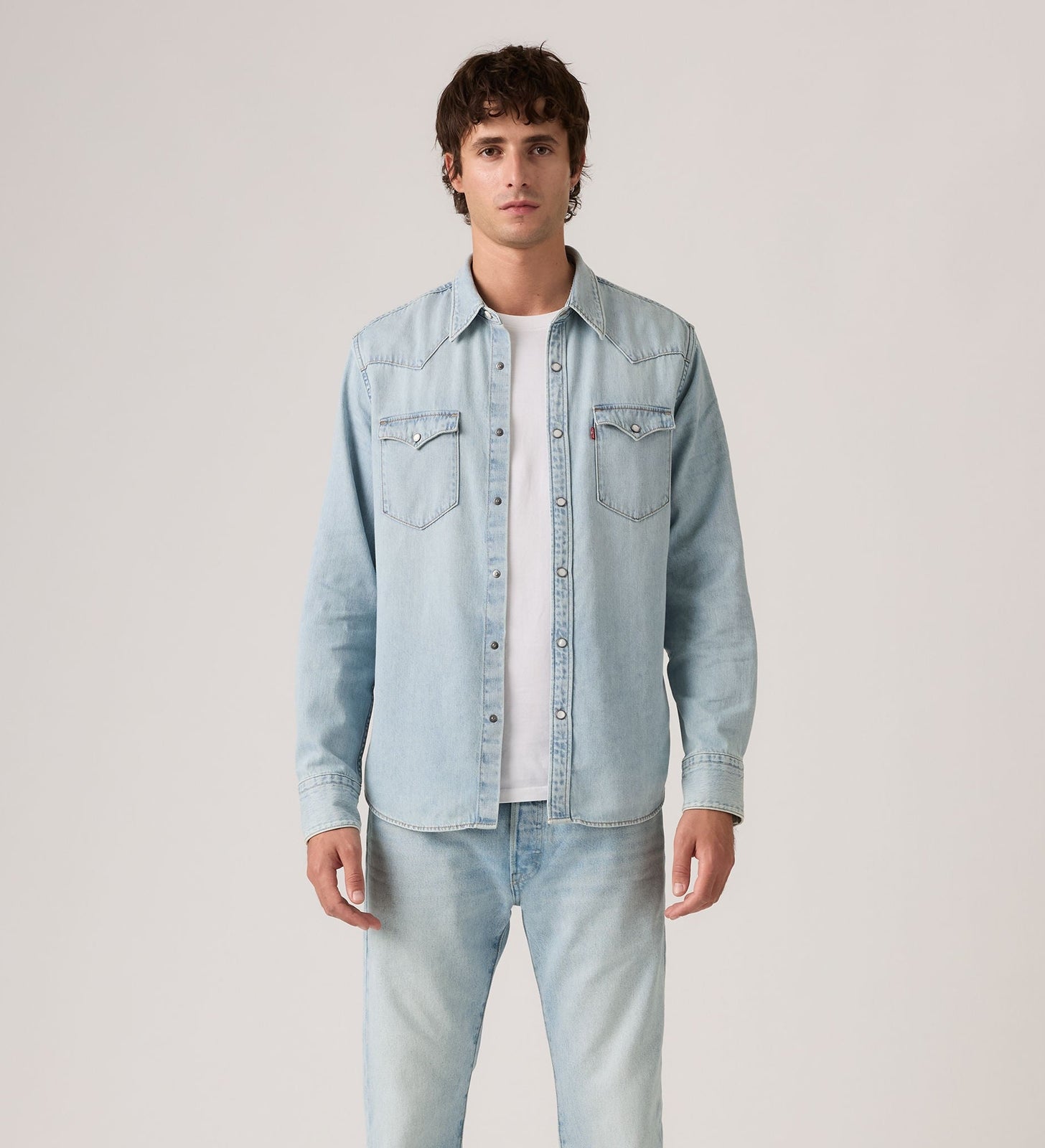 Main 3 - Levi's® Men's Barstow Standard Fit Western Shirt - 857440118
