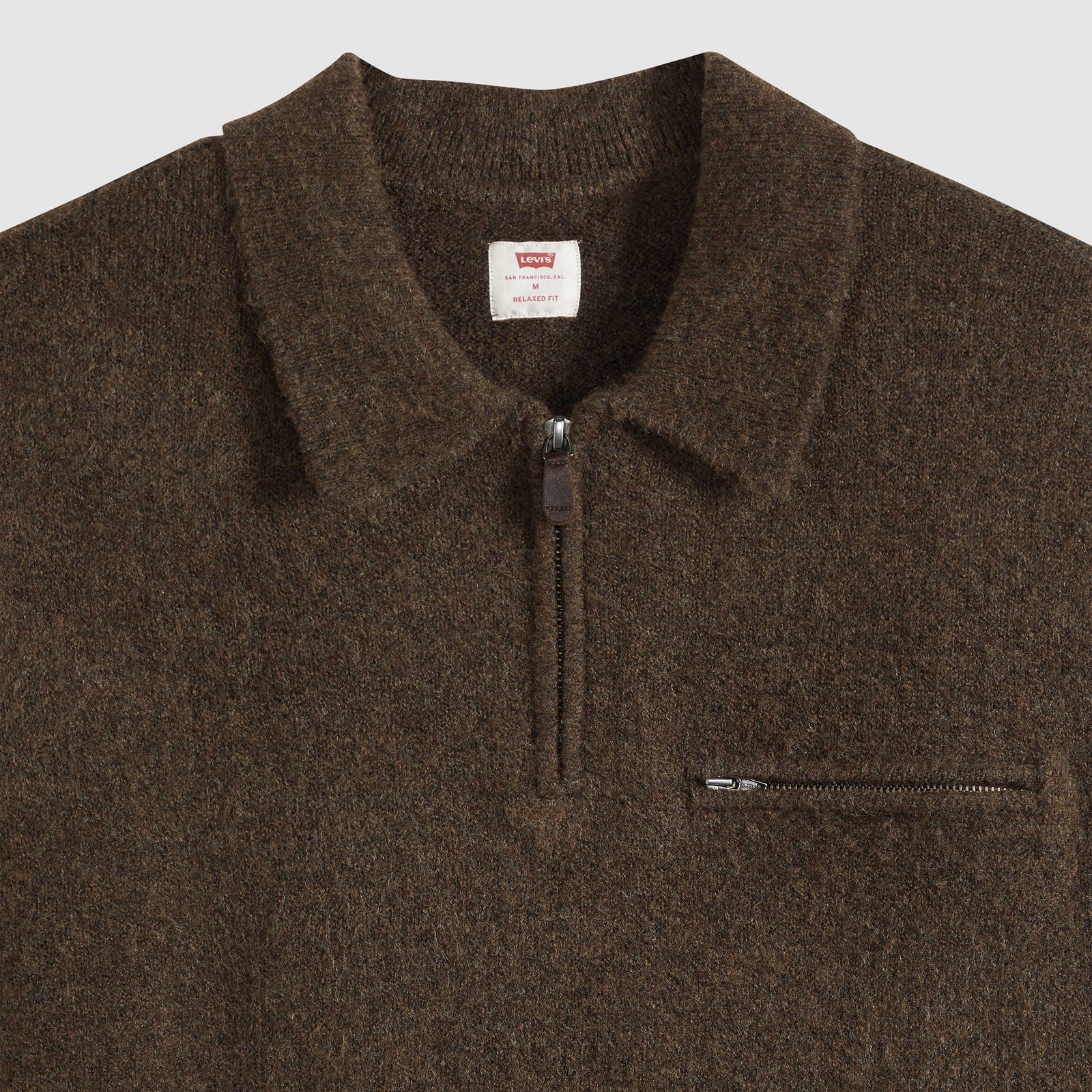 Main 7 - Levi's® Men's Boulder Quarter-Zip Sweater - 007W20001