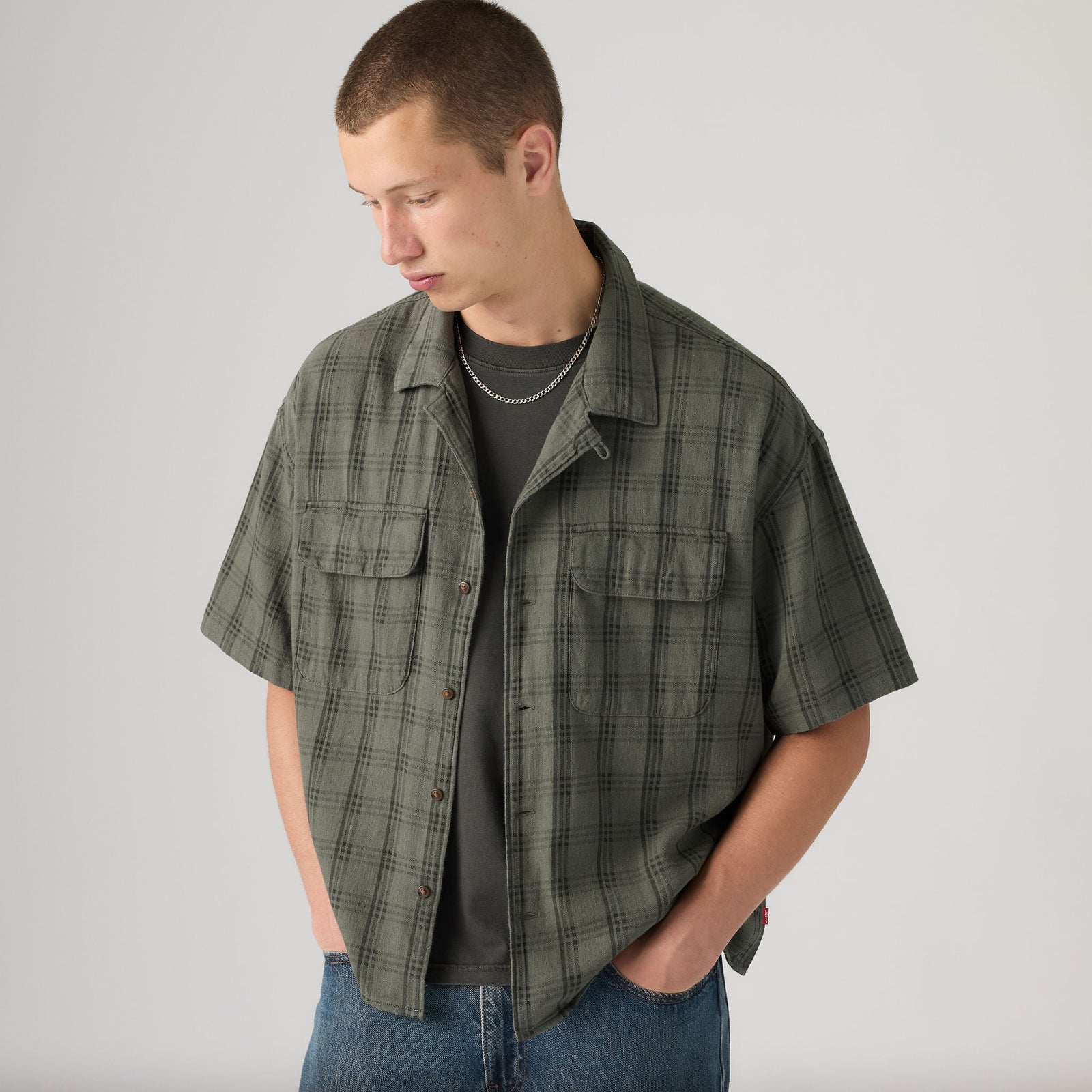 Main 2 - Levi's® Men's Boxy Utility Camp Shirt SCL - 
