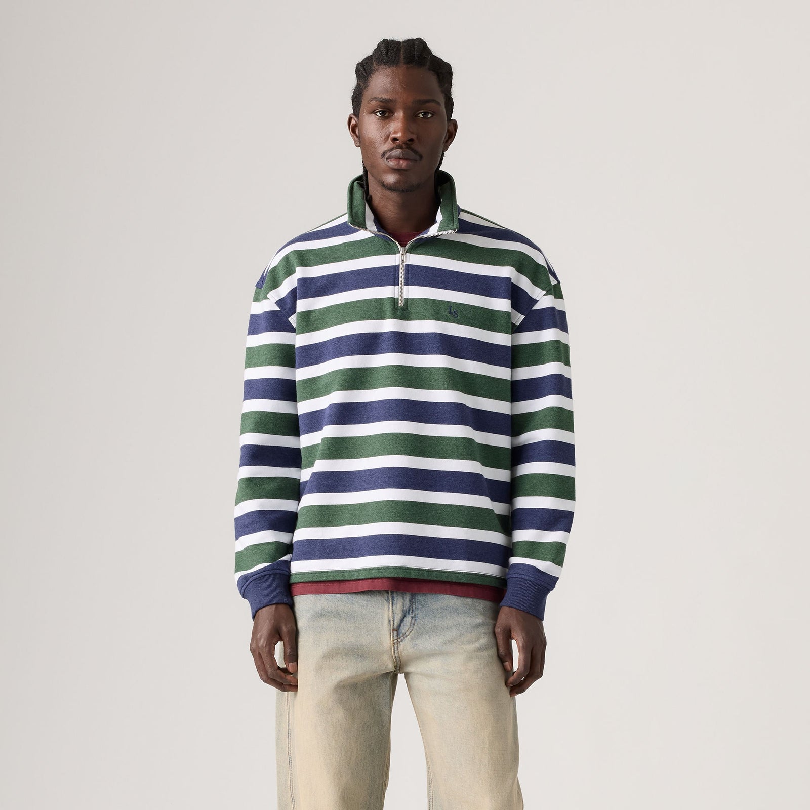Main 3 - Levi's® Men's Cameron Quarter-Zip - 0083X0001