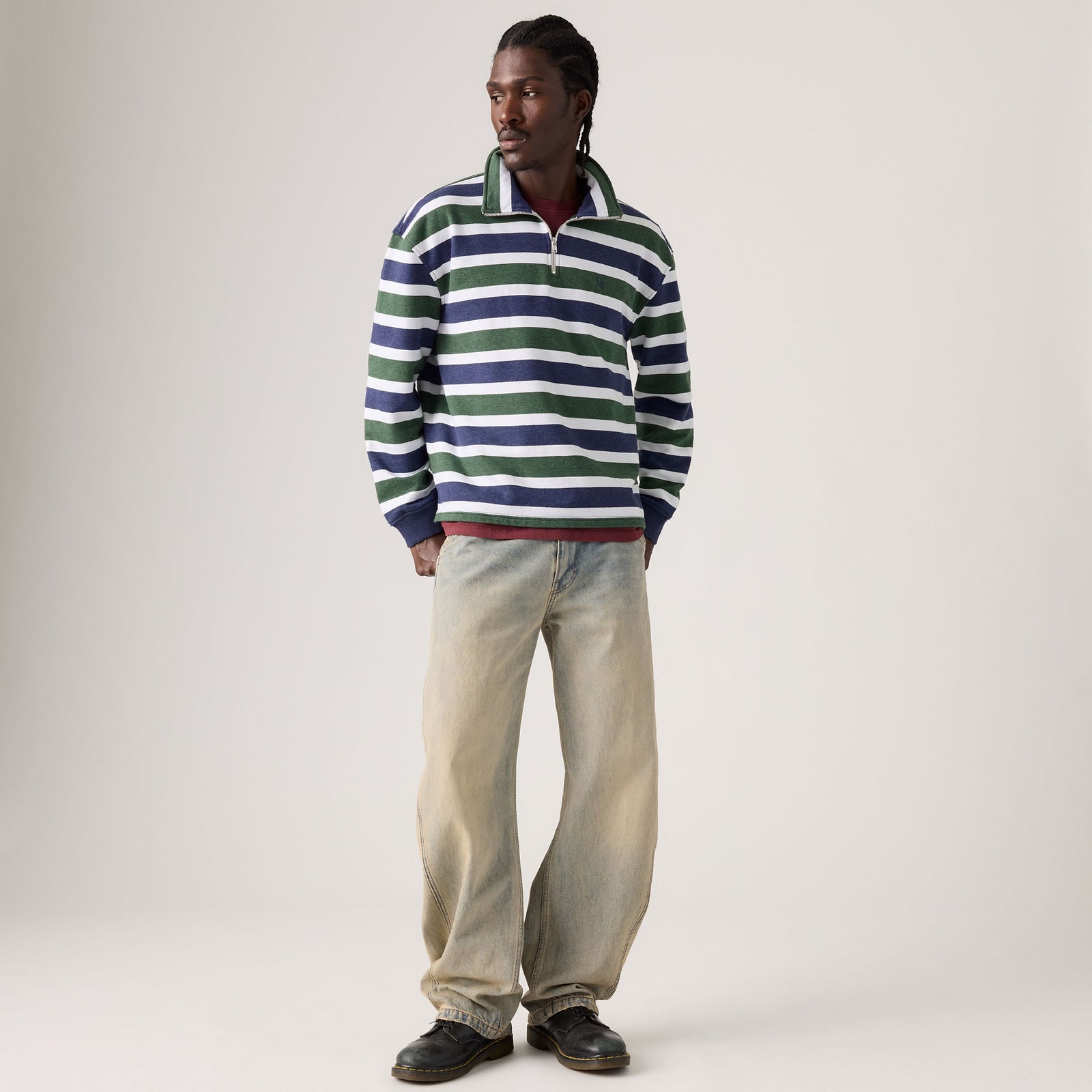 Main 4 - Levi's® Men's Cameron Quarter-Zip - 0083X0001