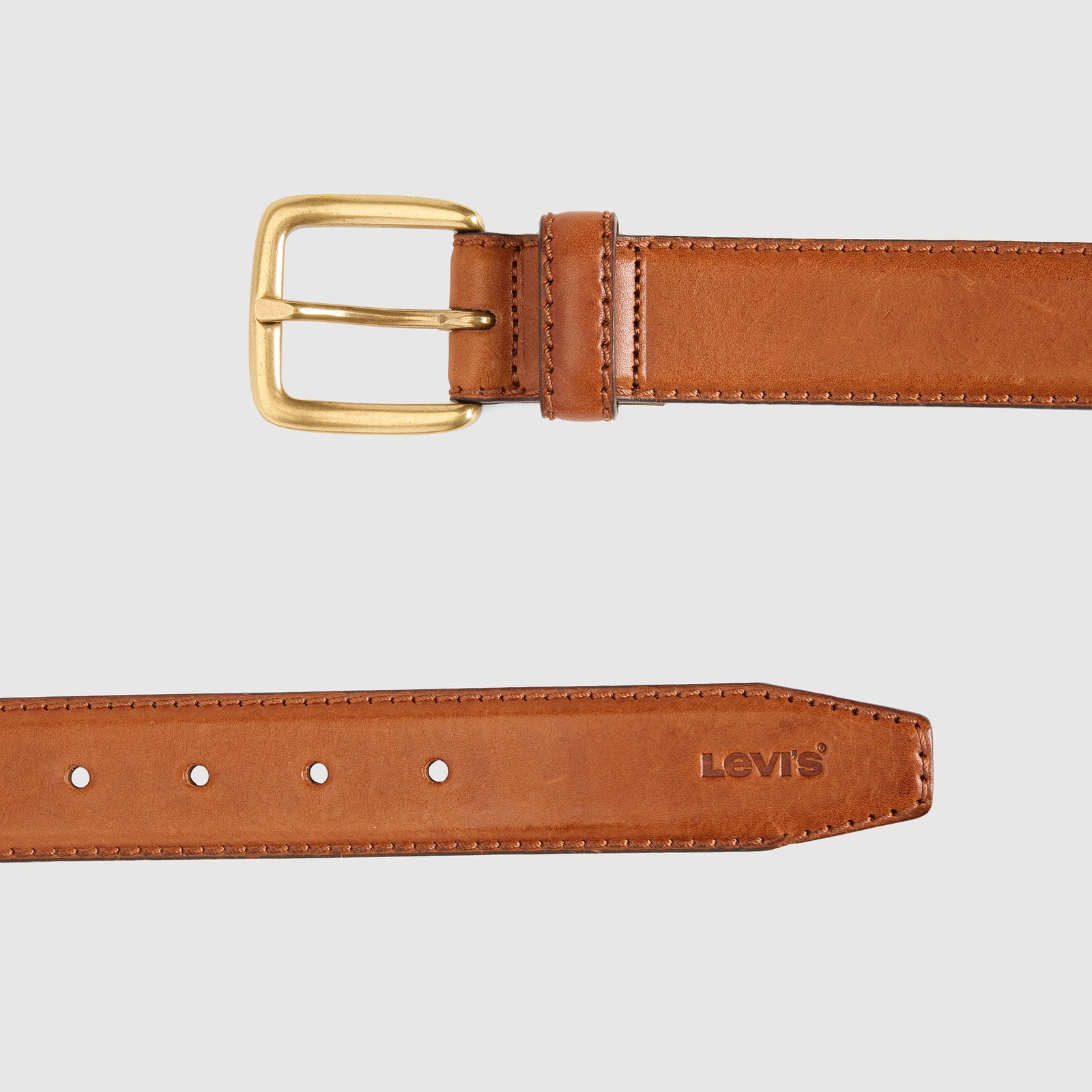 Main 3 - Levi's® Men's Finn Feather Edge Belt - 007YU0000