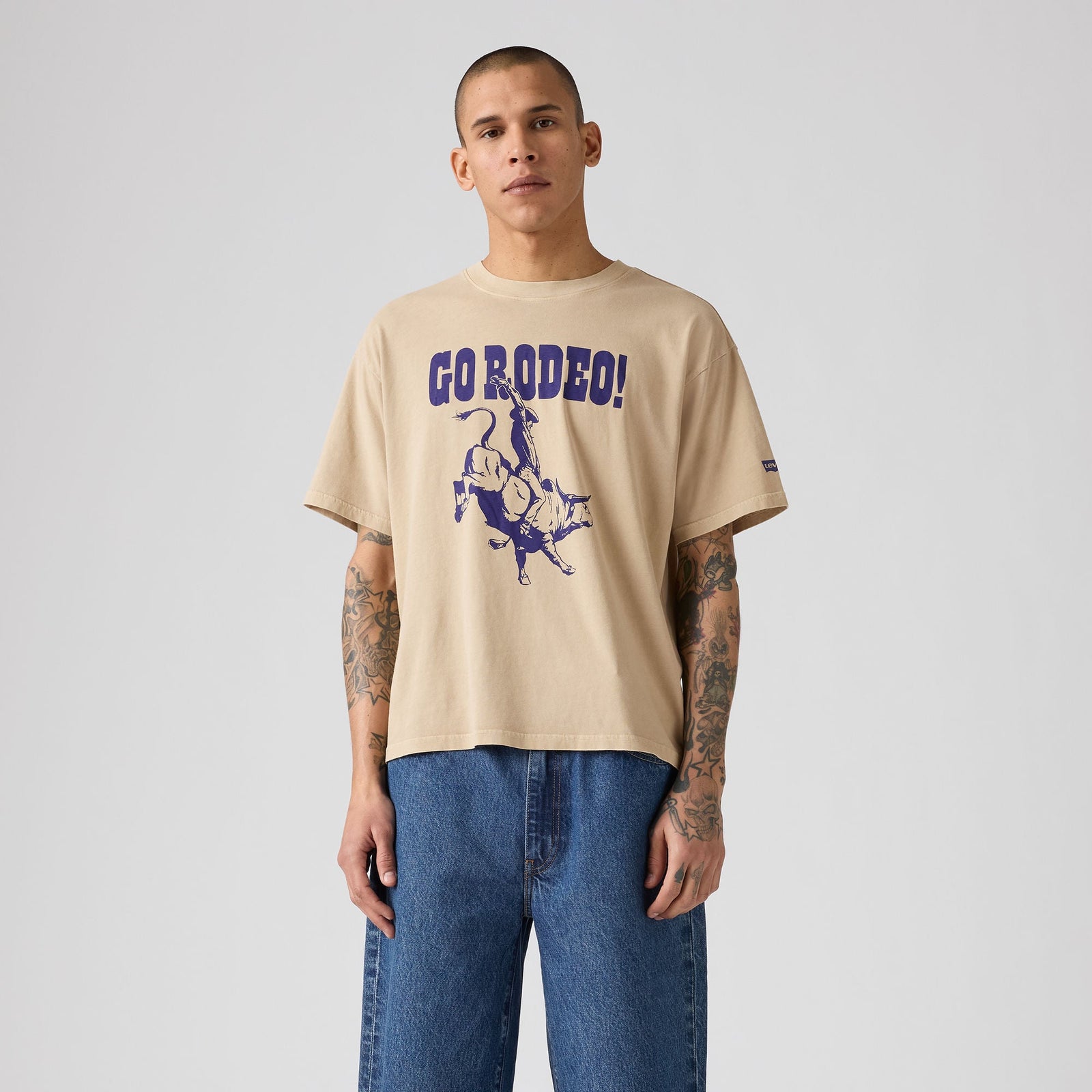 Main 2 - Levi's® Men's Graphic Cropped Tee SCL - 