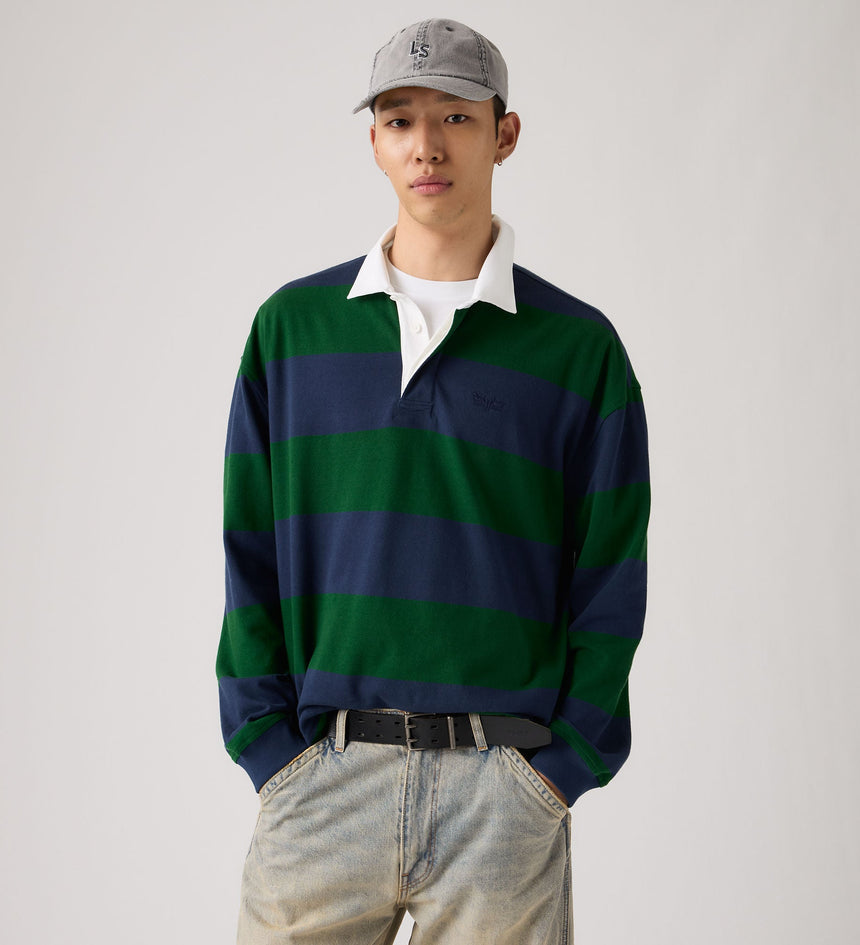 Main 3 - Levi's® Men's Hudson Boxy Rugby Shirt - 005FO0001