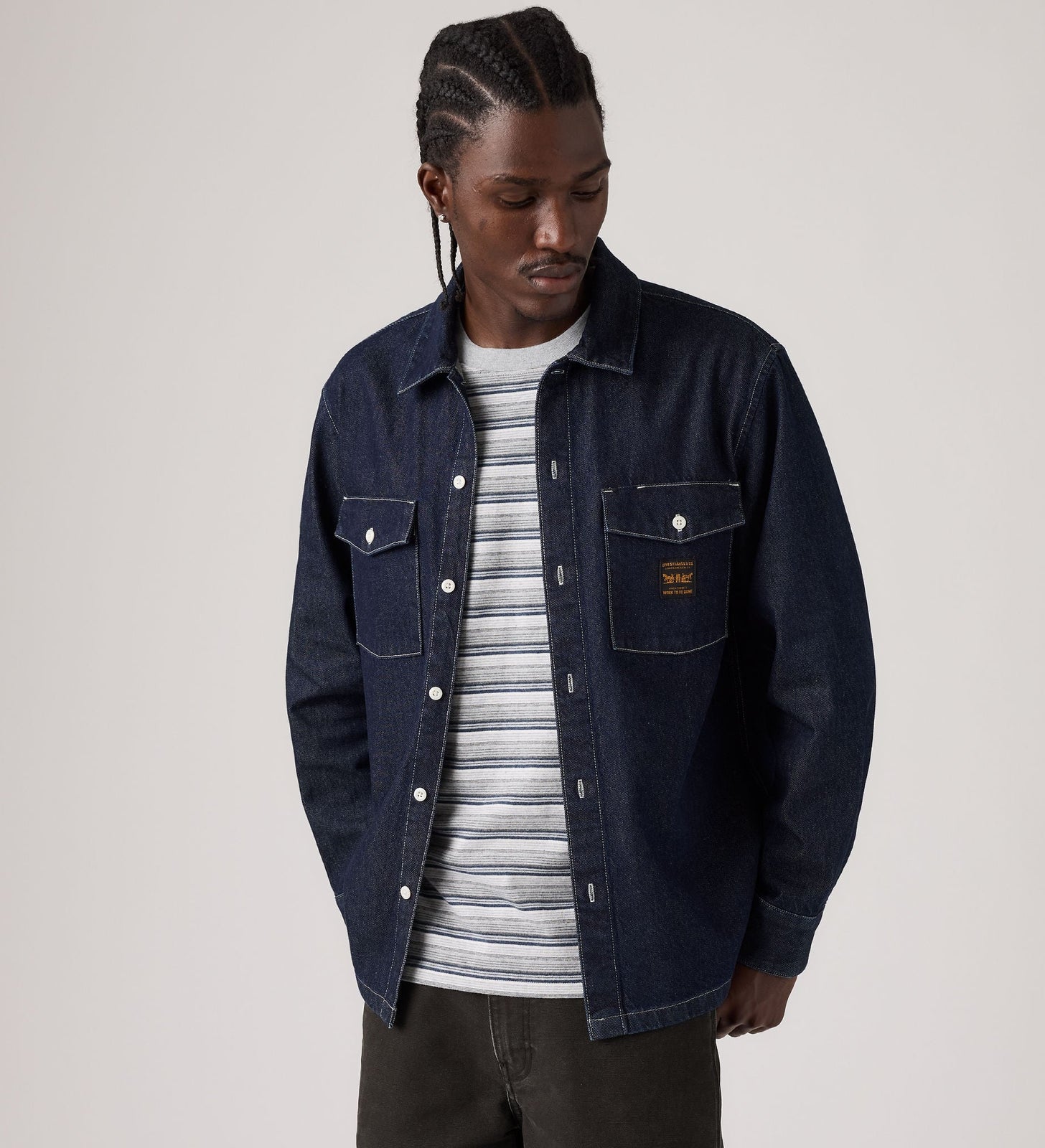 Main 1 - Levi's® Men's Long-Sleeve Worker Shirt - 003O20012