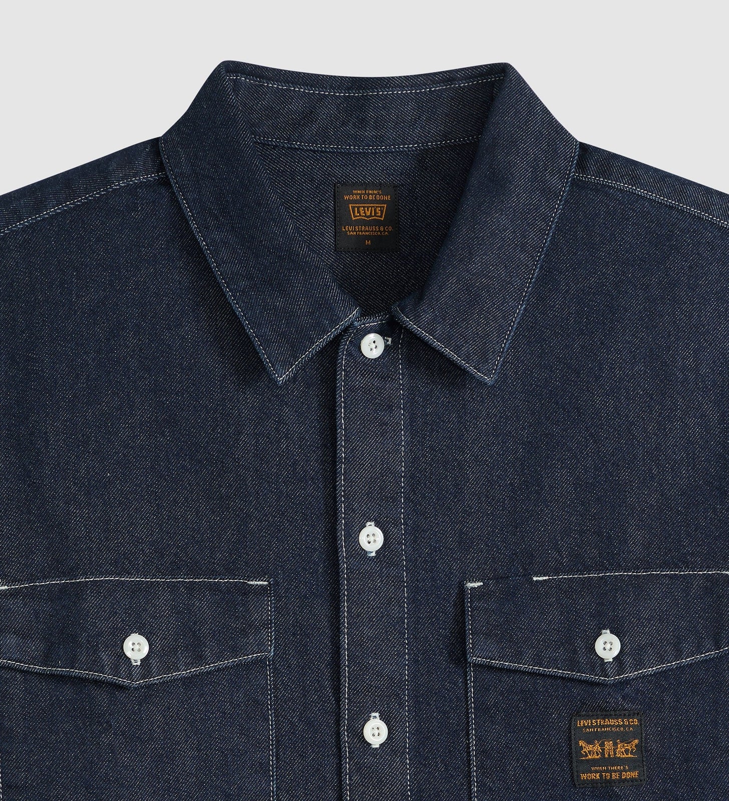 Main 6 - Levi's® Men's Long-Sleeve Worker Shirt - 003O20012