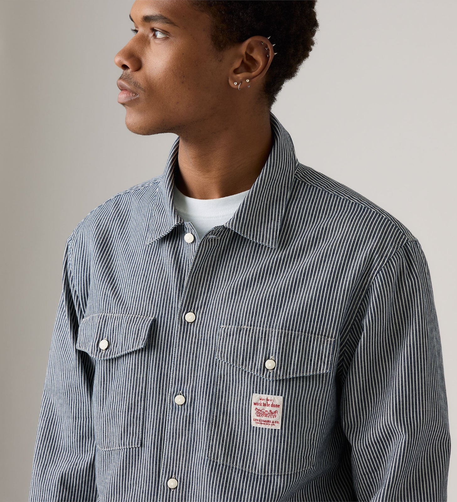 Main 4 - Levi's® Men's Long-Sleeve Worker Shirt - 003O20005